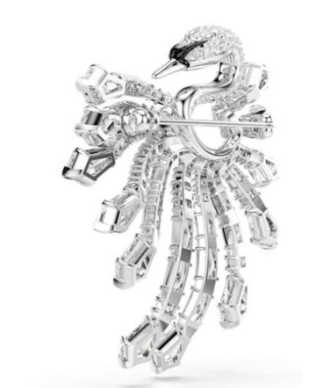 SWAROVSKI Серебряная металлическая булавка / брошь, фото 2