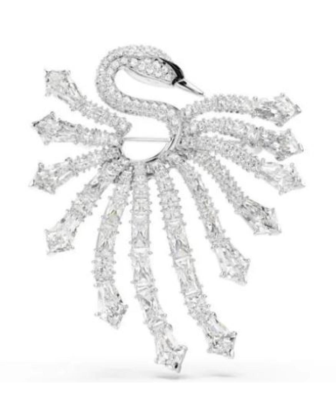SWAROVSKI Серебряная металлическая булавка / брошь, фото 1