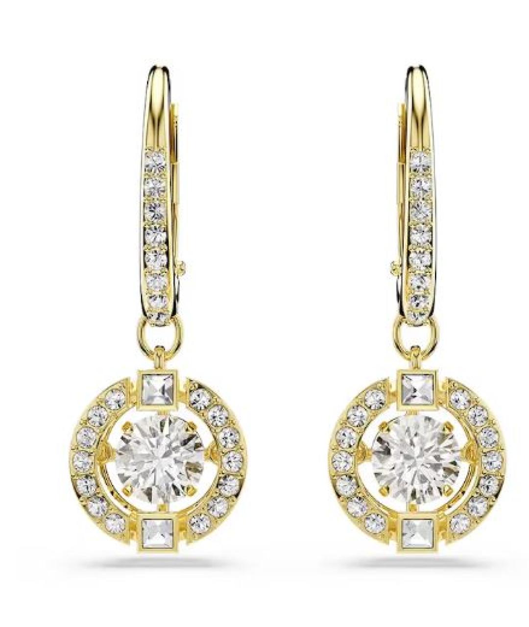 SWAROVSKI Золотые серьги, фото 1