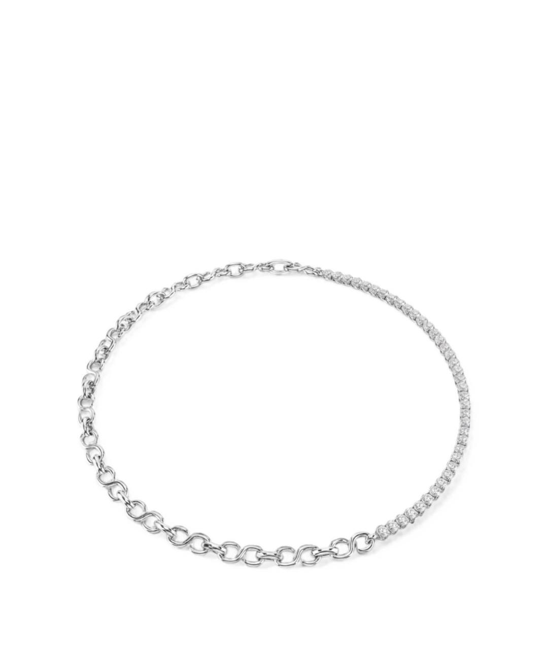 SWAROVSKI Серебряное металлическое колье, фото 3