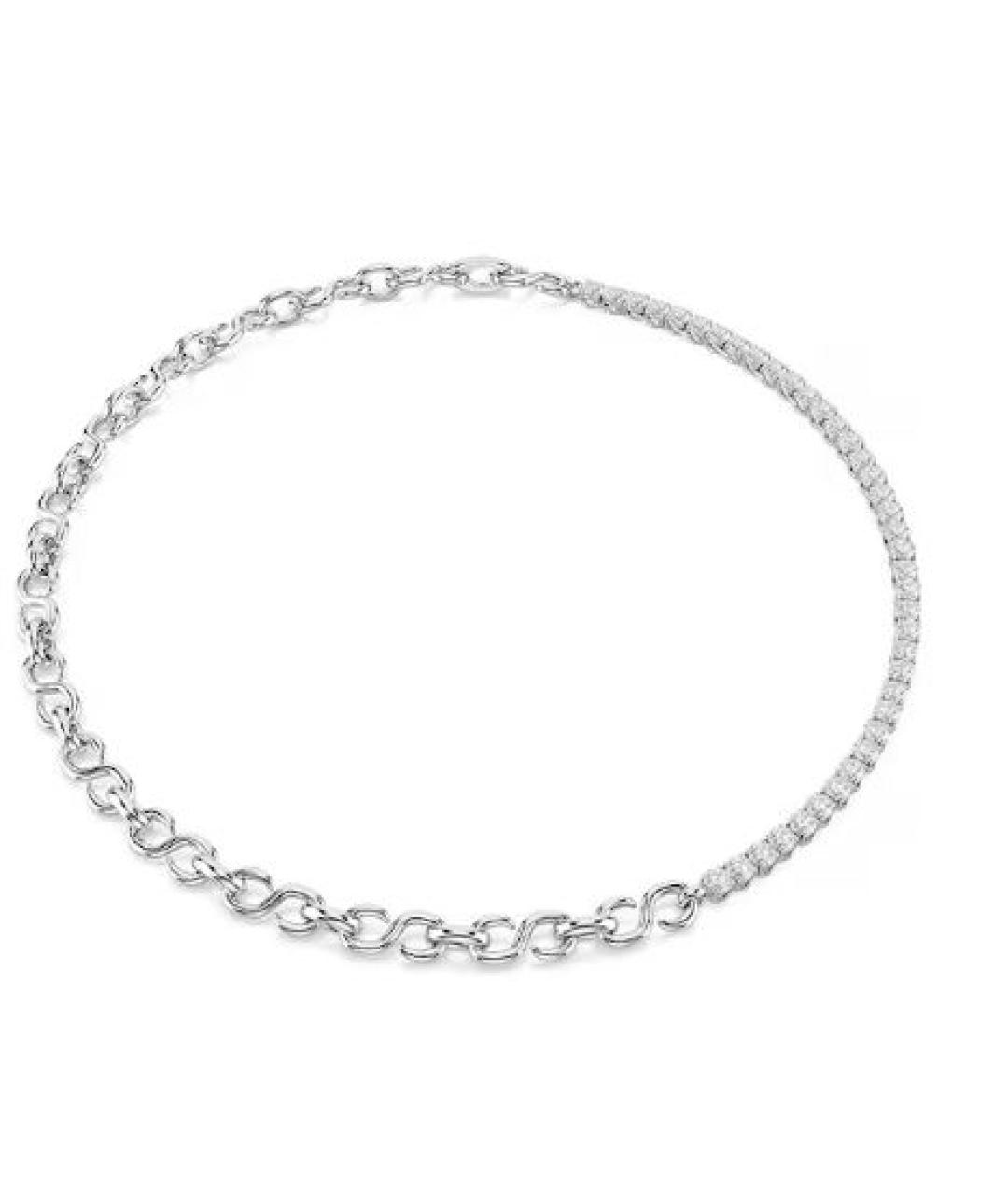 SWAROVSKI Серебряное металлическое колье, фото 1