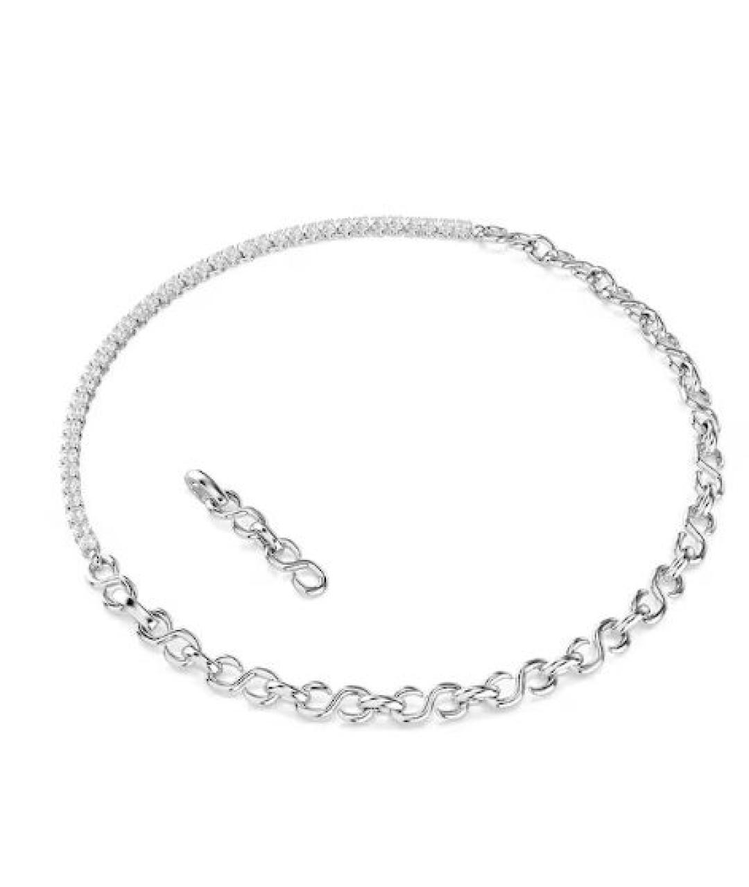 SWAROVSKI Серебряное металлическое колье, фото 2