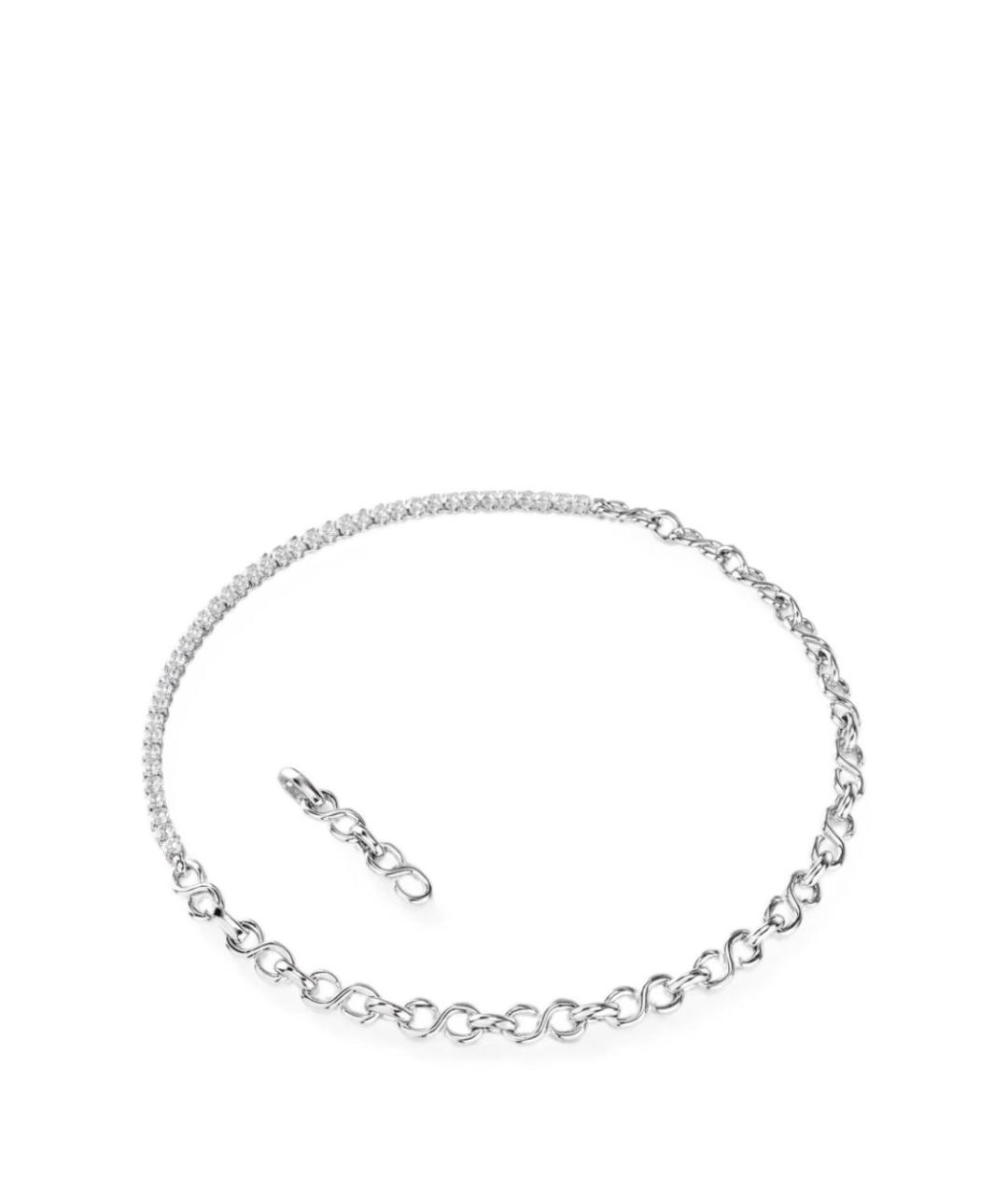 SWAROVSKI Серебряное металлическое колье, фото 4