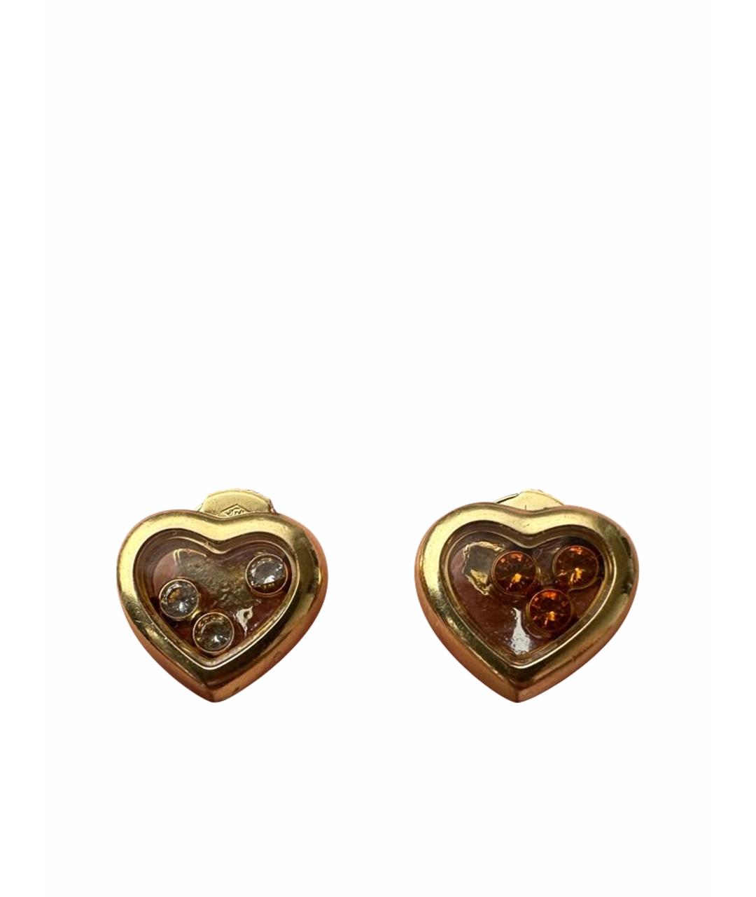 CHOPARD Желтые серьги из желтого золота, фото 1
