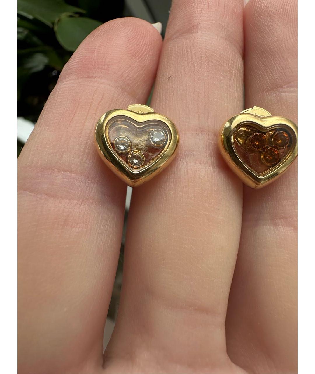 CHOPARD Желтые серьги из желтого золота, фото 4