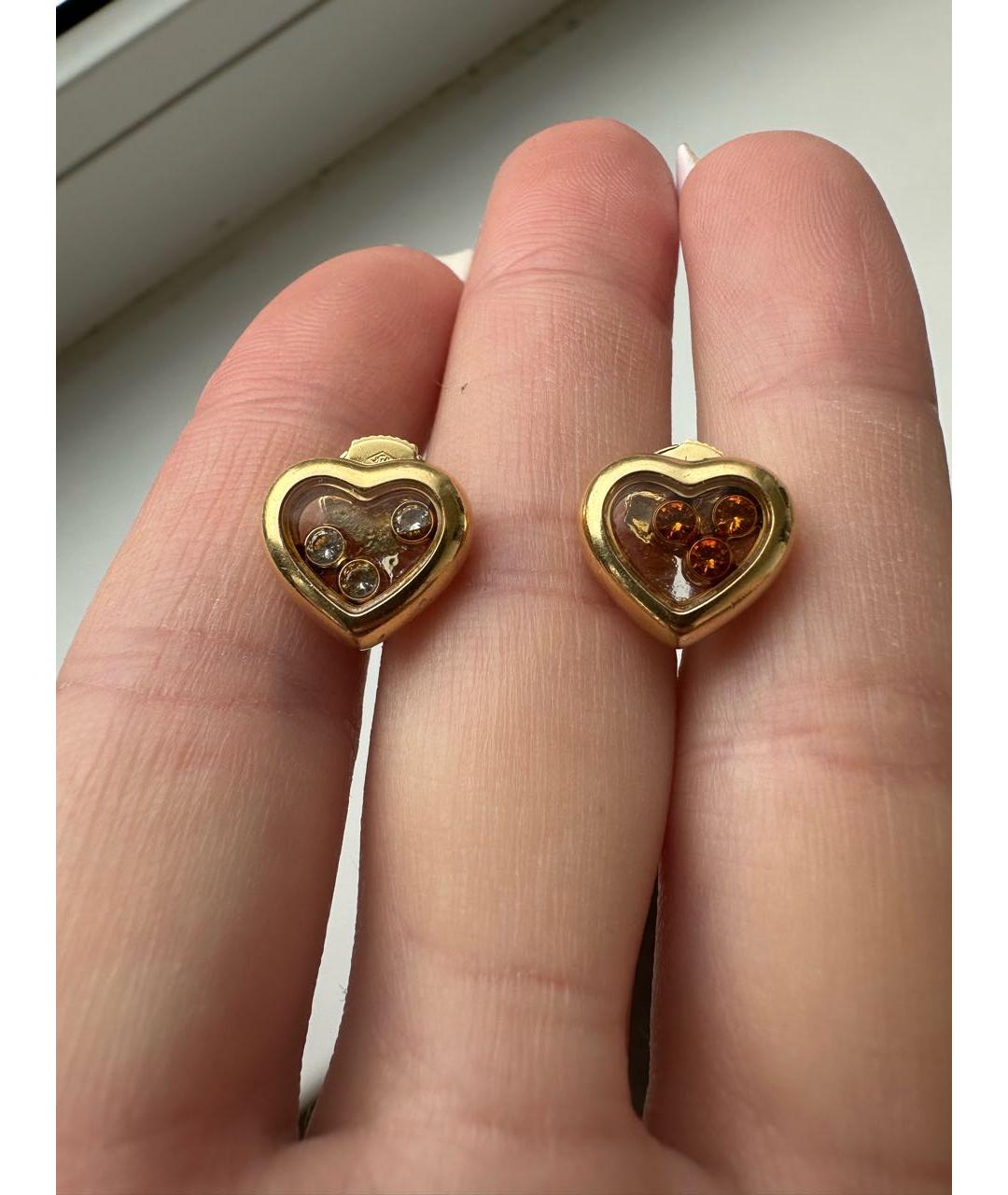 CHOPARD Желтые серьги из желтого золота, фото 2
