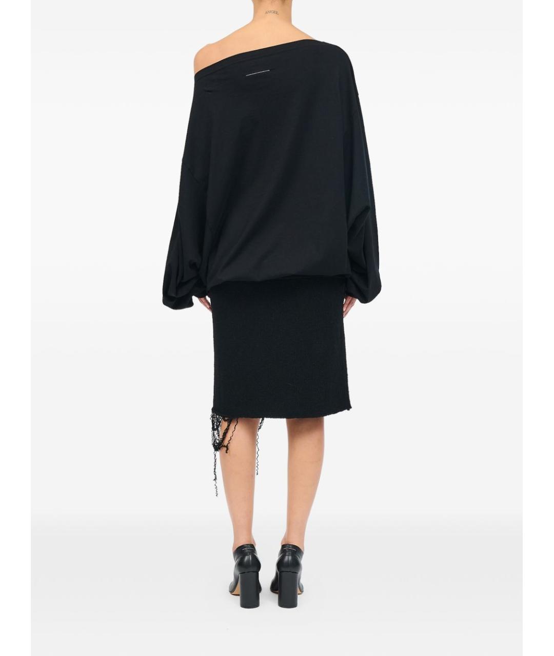 MM6 MAISON MARGIELA Черный джемпер / свитер, фото 7