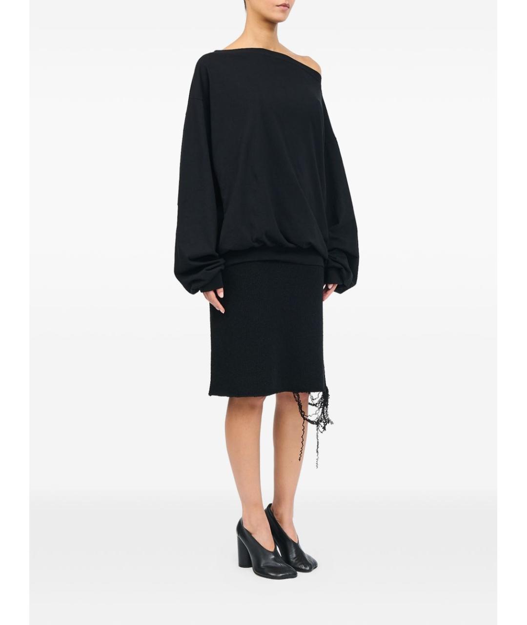 MM6 MAISON MARGIELA Черный джемпер / свитер, фото 3