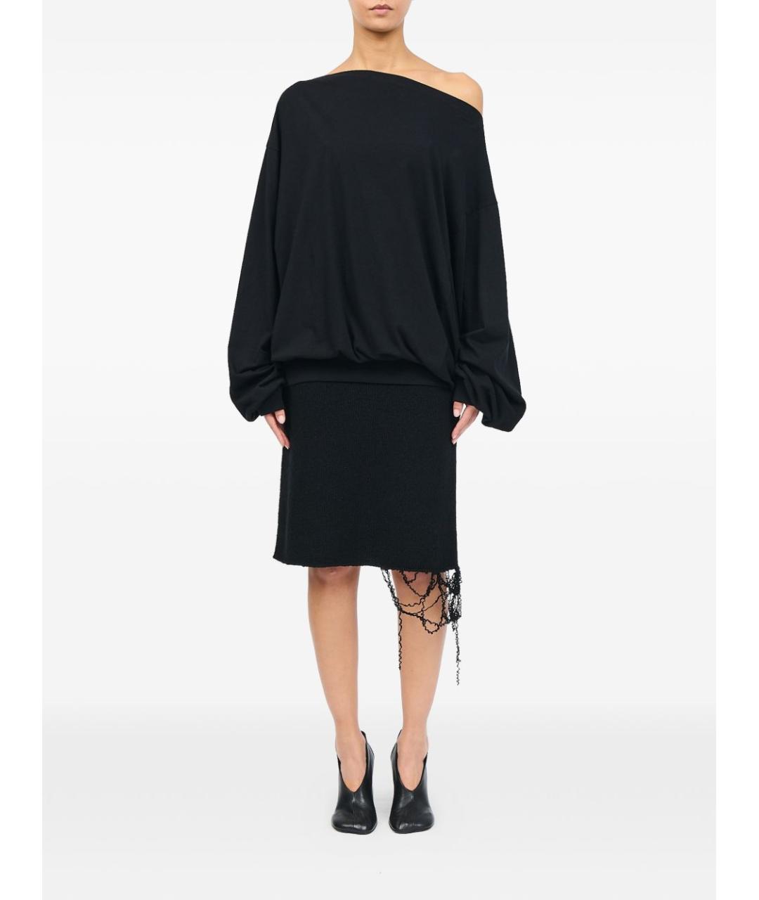 MM6 MAISON MARGIELA Черный джемпер / свитер, фото 2
