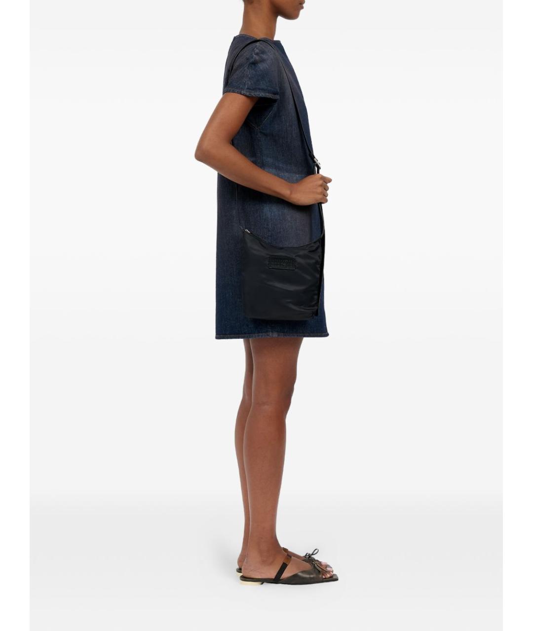 MM6 MAISON MARGIELA Черная синтетическая сумка на плечо, фото 2