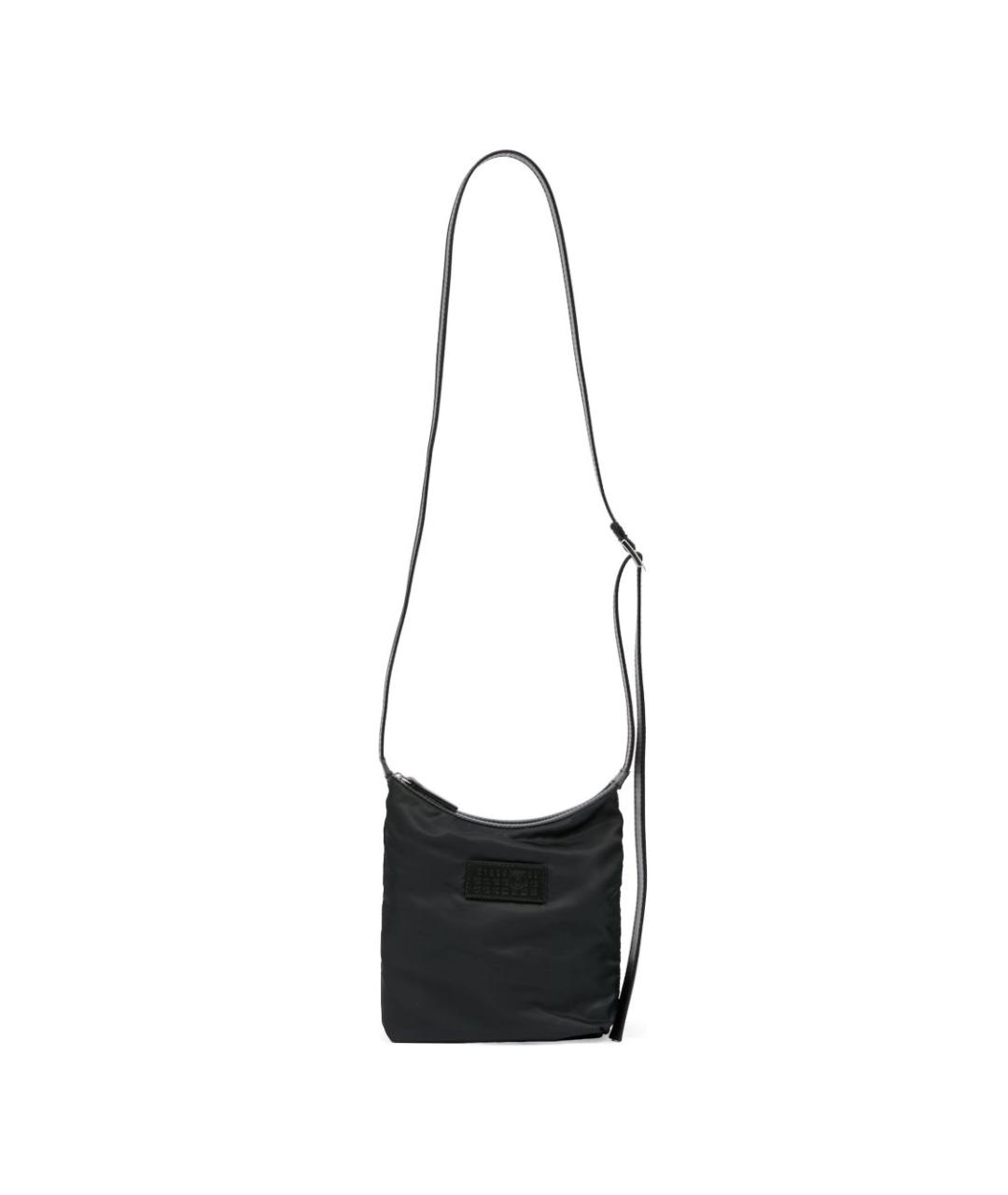 MM6 MAISON MARGIELA Черная синтетическая сумка на плечо, фото 1