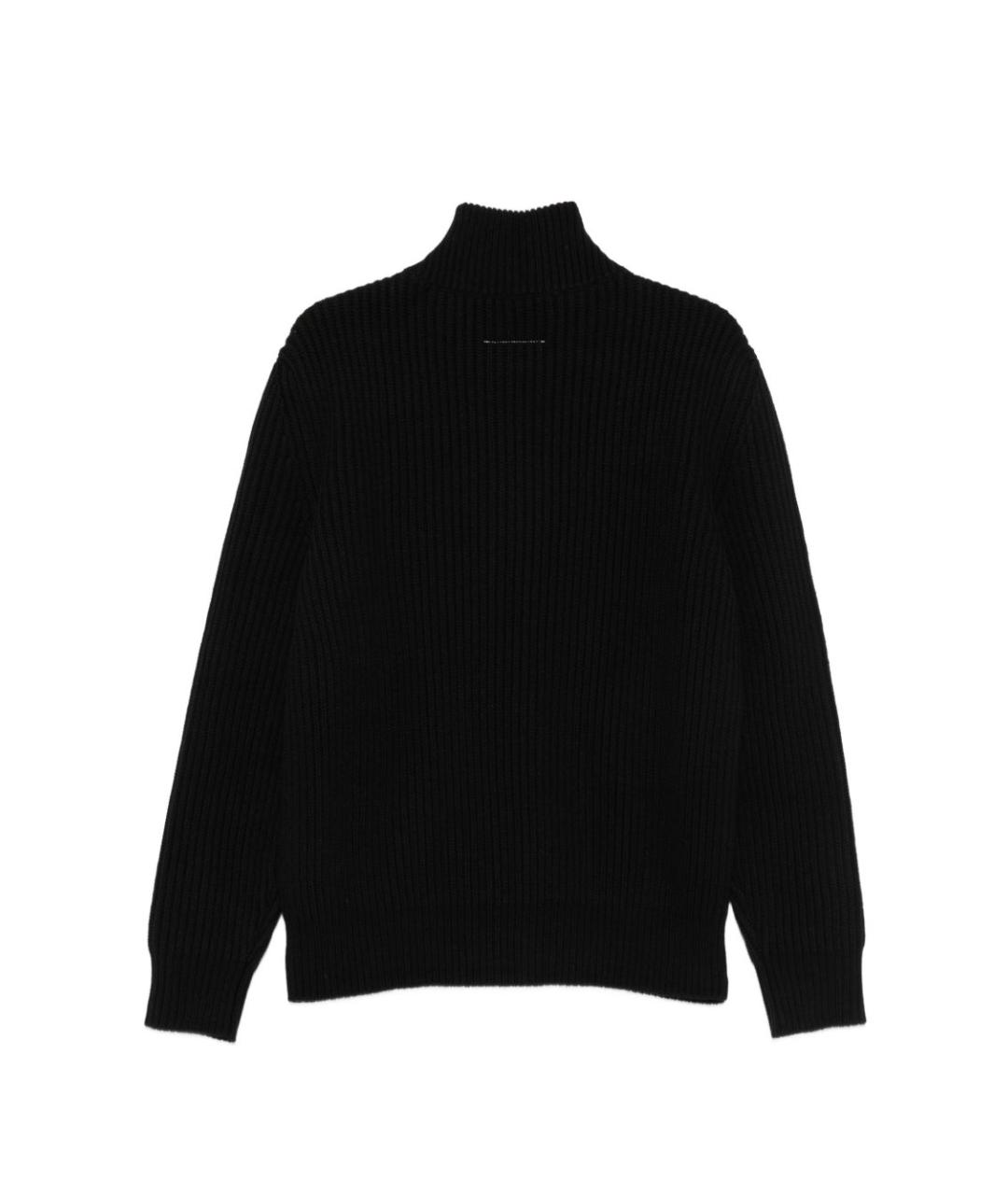 MM6 MAISON MARGIELA Черная шерстяная куртка, фото 3