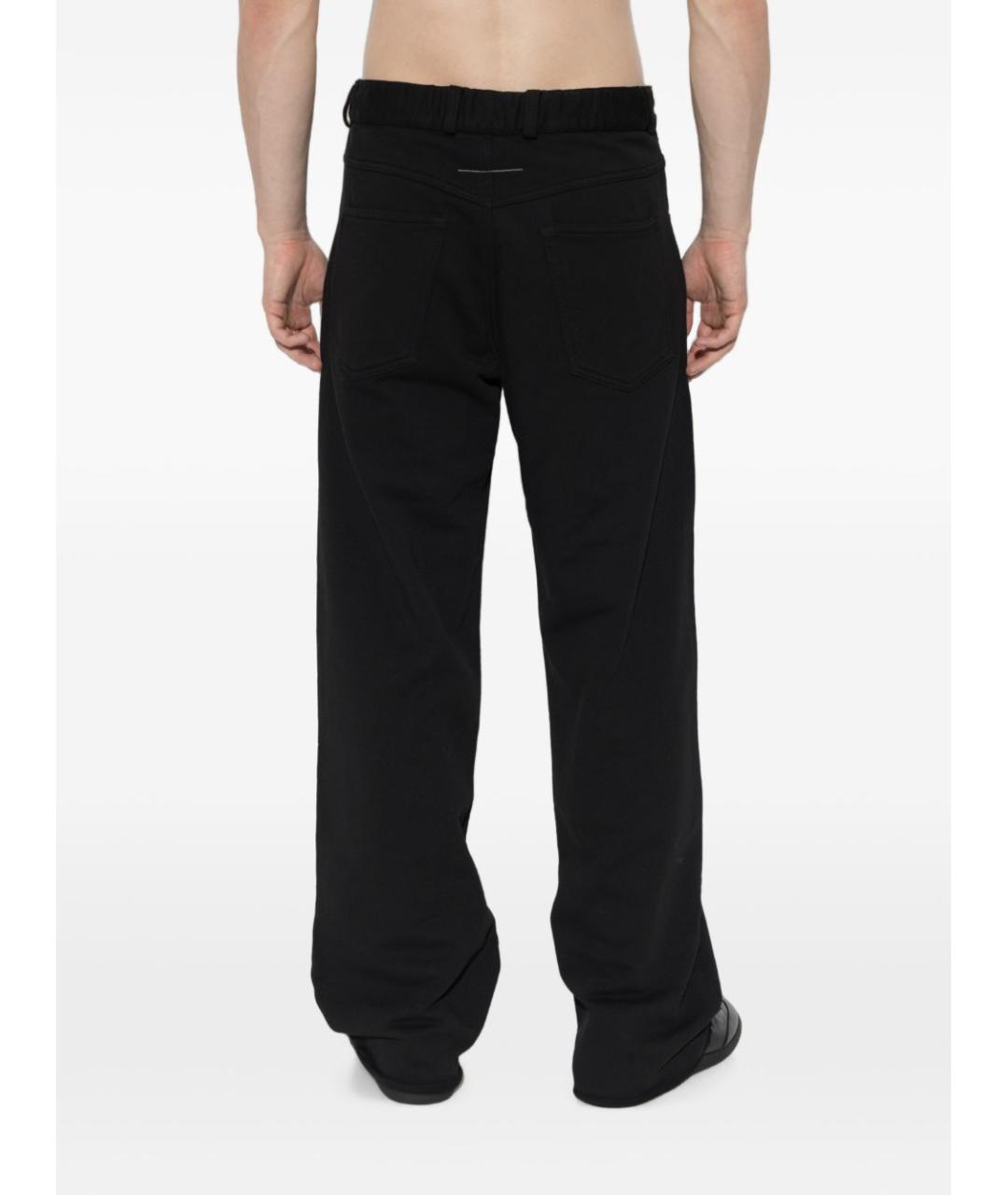 MM6 MAISON MARGIELA Черные повседневные брюки, фото 2