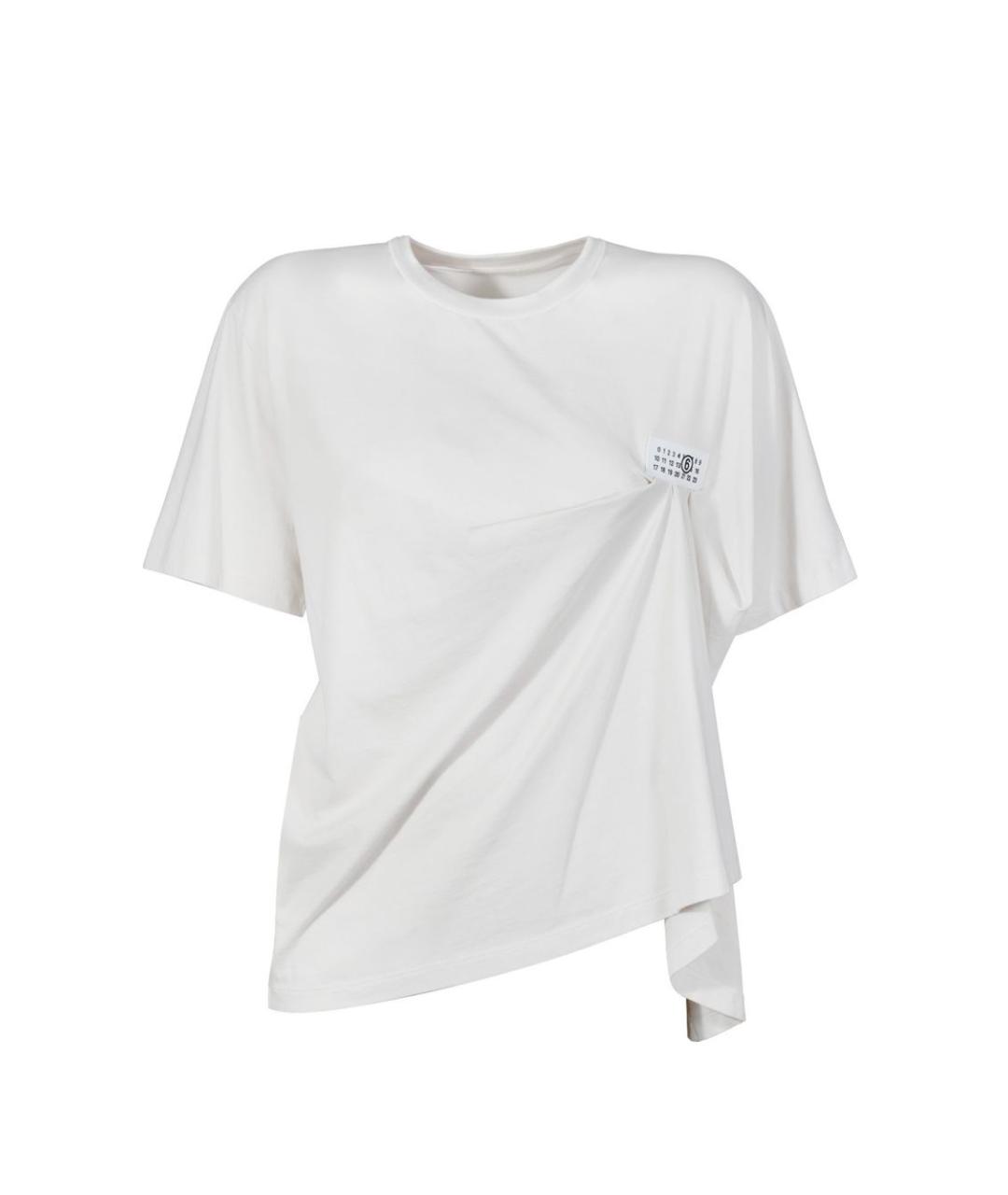 MM6 MAISON MARGIELA Белая футболка, фото 1