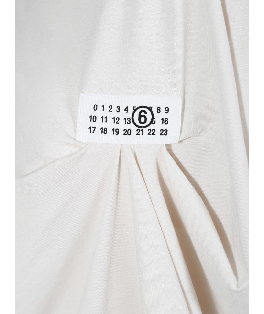 MM6 MAISON MARGIELA Белая футболка, фото 2