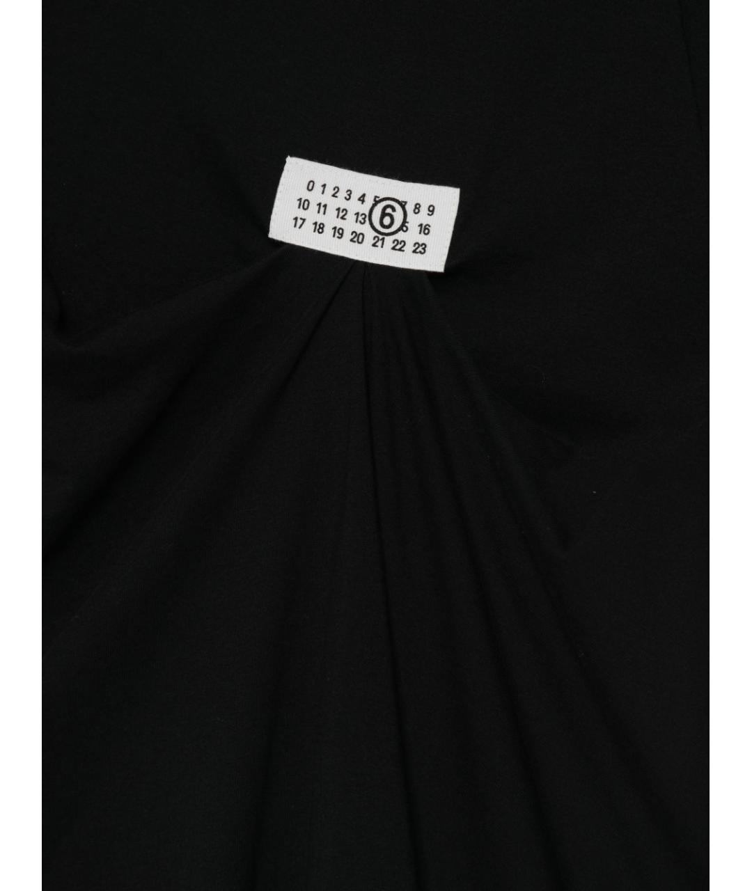 MM6 MAISON MARGIELA Черная футболка, фото 3