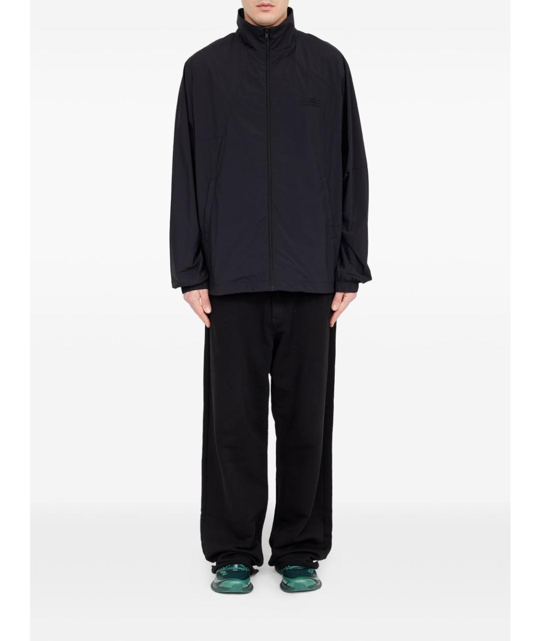 MM6 MAISON MARGIELA Черная полиамидовая куртка, фото 7