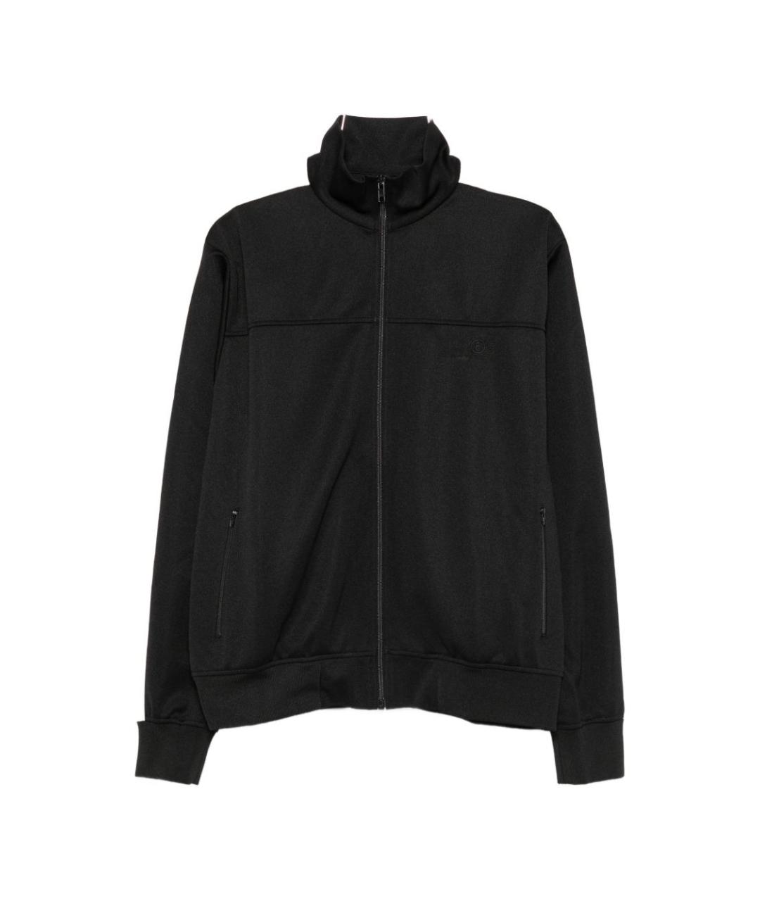 MM6 MAISON MARGIELA Черный полиэстеровый джемпер / свитер, фото 1