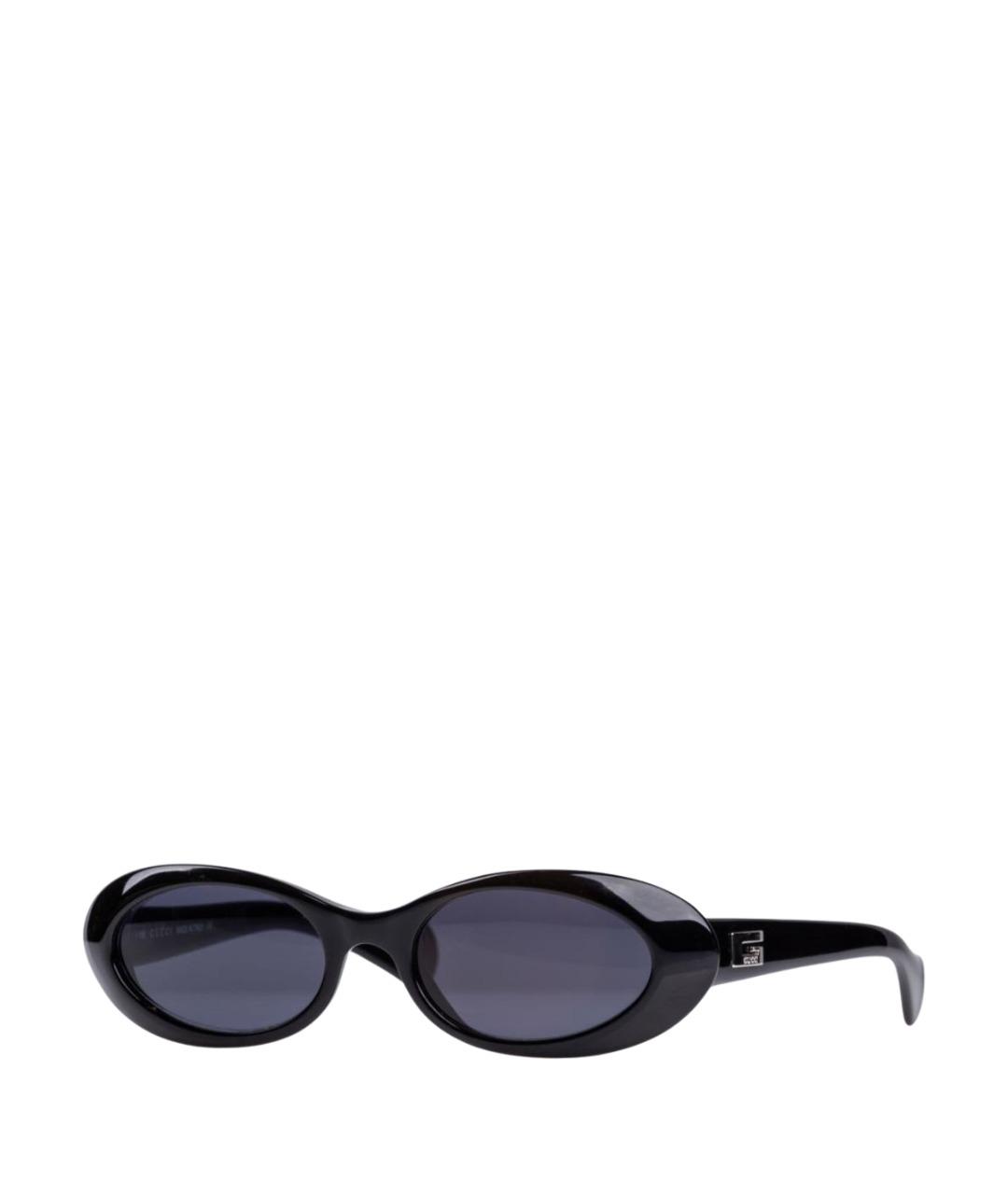 GUCCI Черные пластиковые солнцезащитные очки, фото 1
