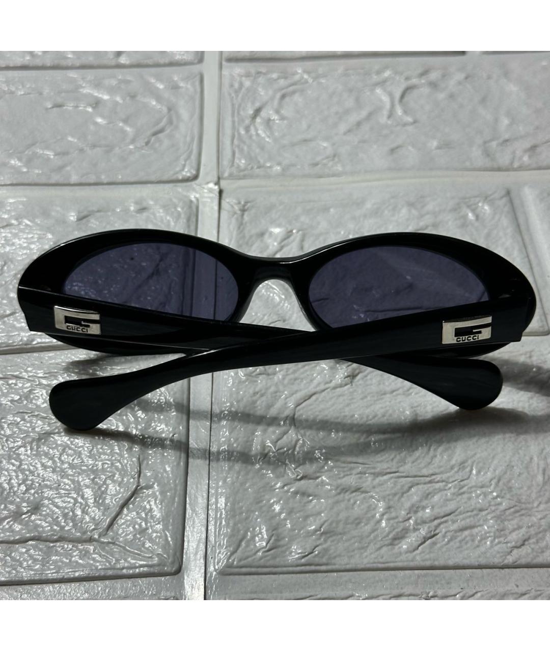 GUCCI Черные пластиковые солнцезащитные очки, фото 4