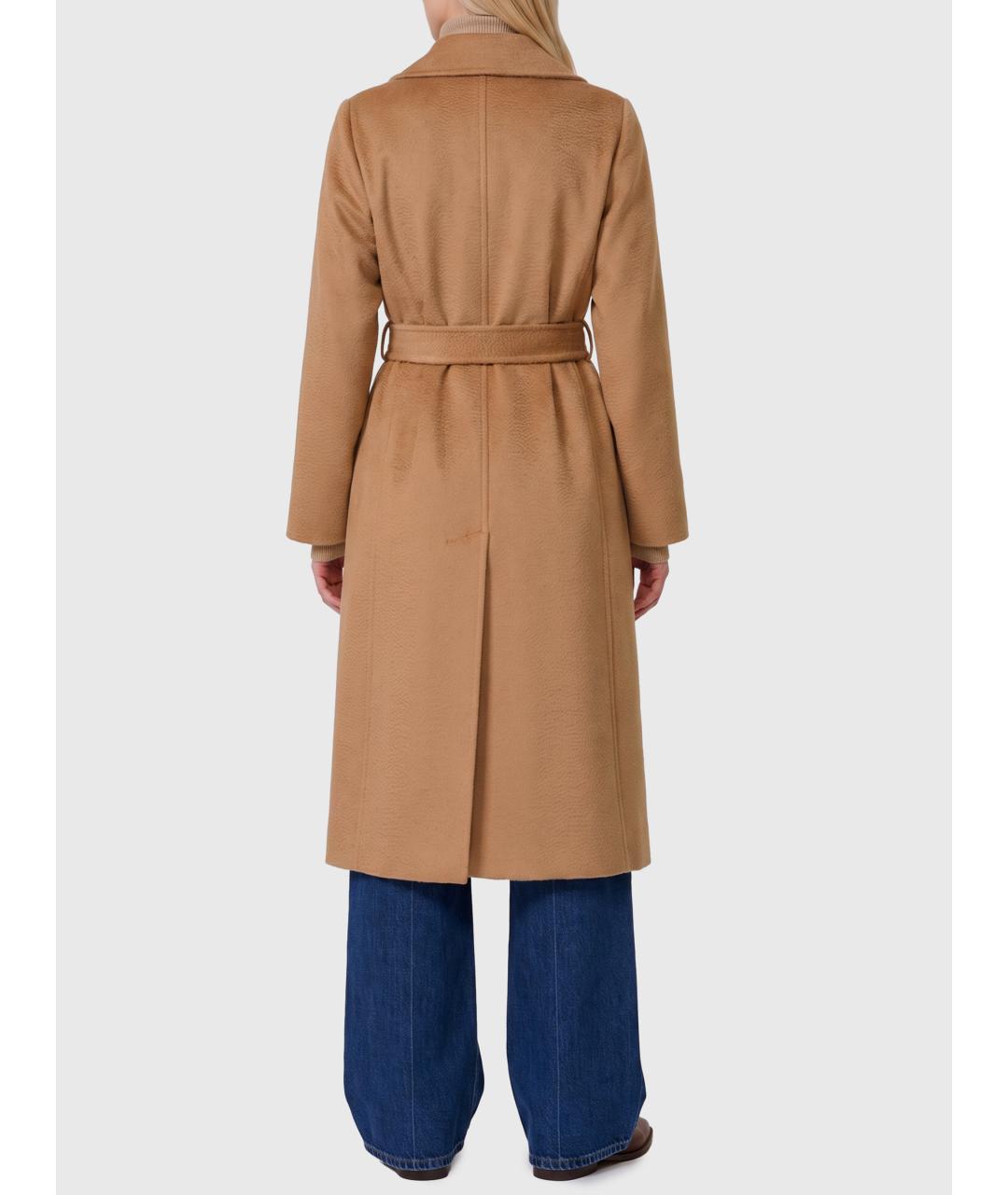 MAX MARA Бежевое шерстяное пальто, фото 2