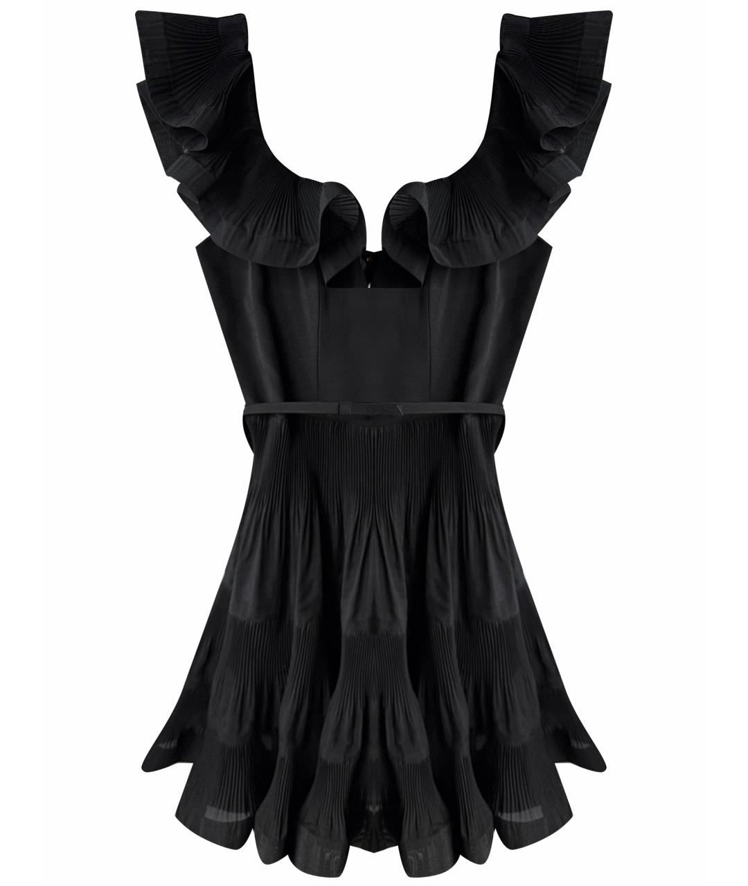 ZIMMERMANN Черное хлопковое коктейльное платье, фото 1