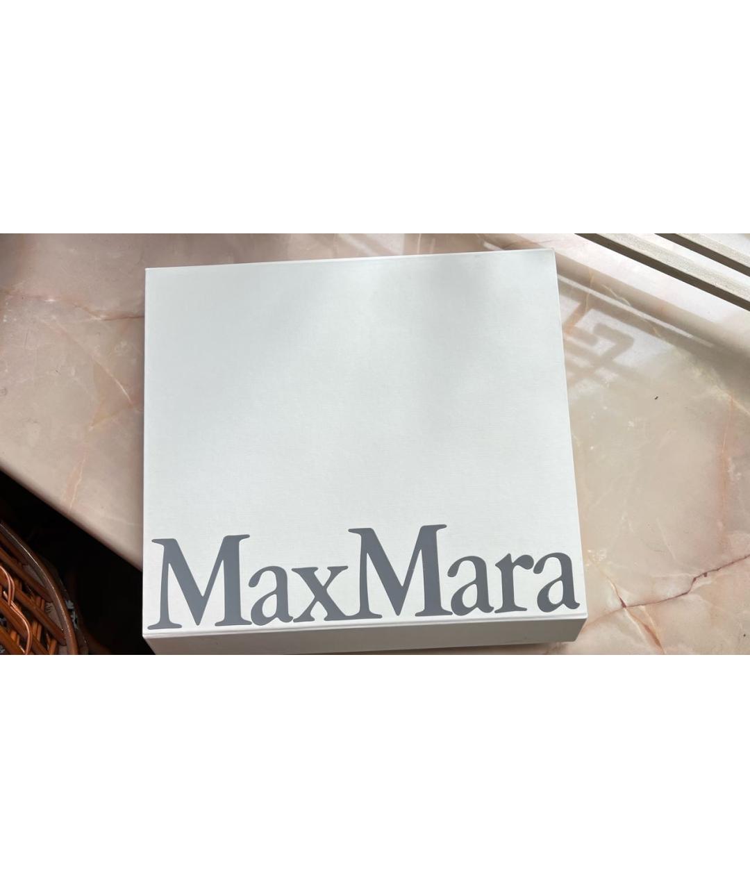 MAX MARA Горчичное шелковое повседневное платье, фото 7