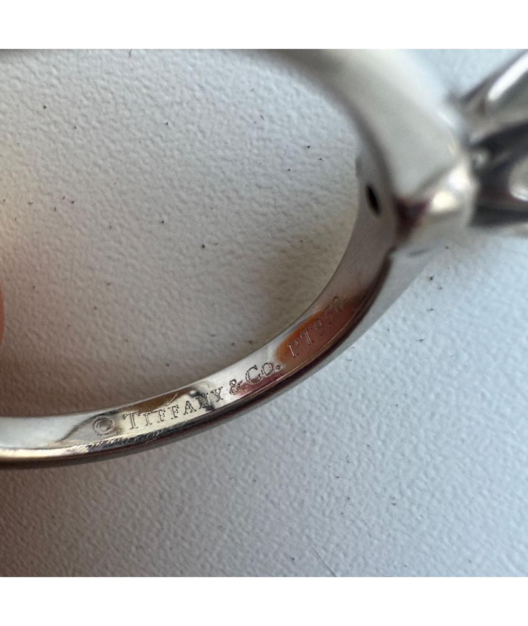TIFFANY&CO Серебряное платиновое кольцо, фото 5