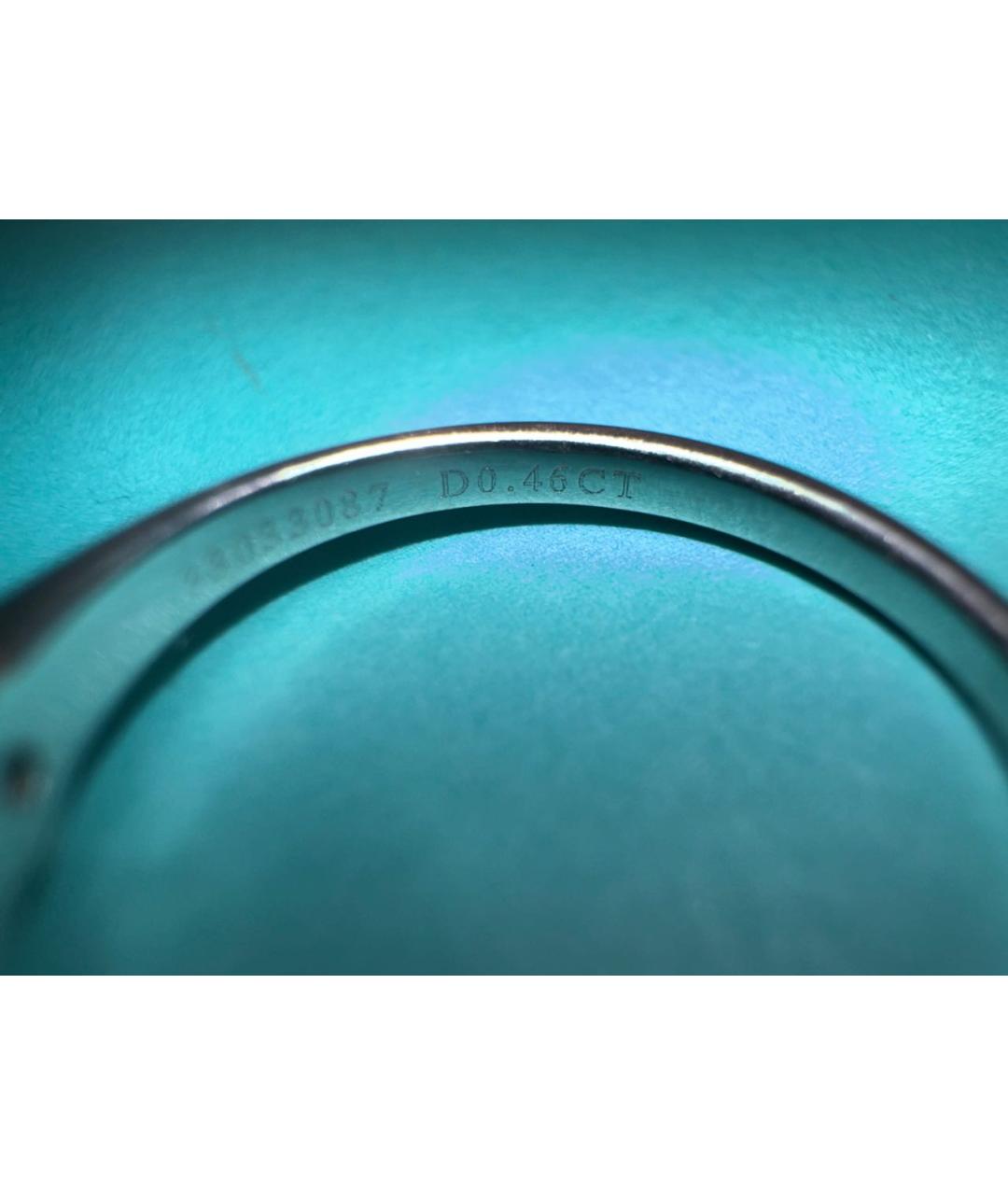 TIFFANY&CO Серебряное платиновое кольцо, фото 7