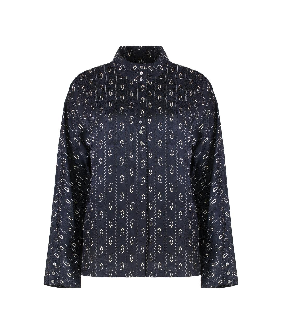 TORY BURCH Синяя вискозная блузы, фото 1