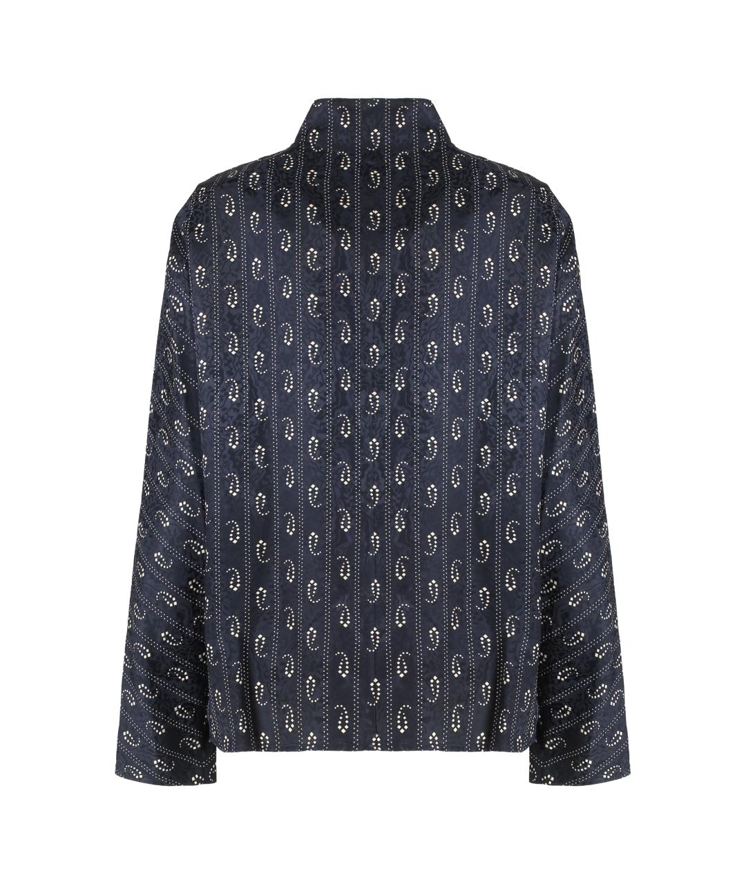 TORY BURCH Синяя вискозная блузы, фото 2