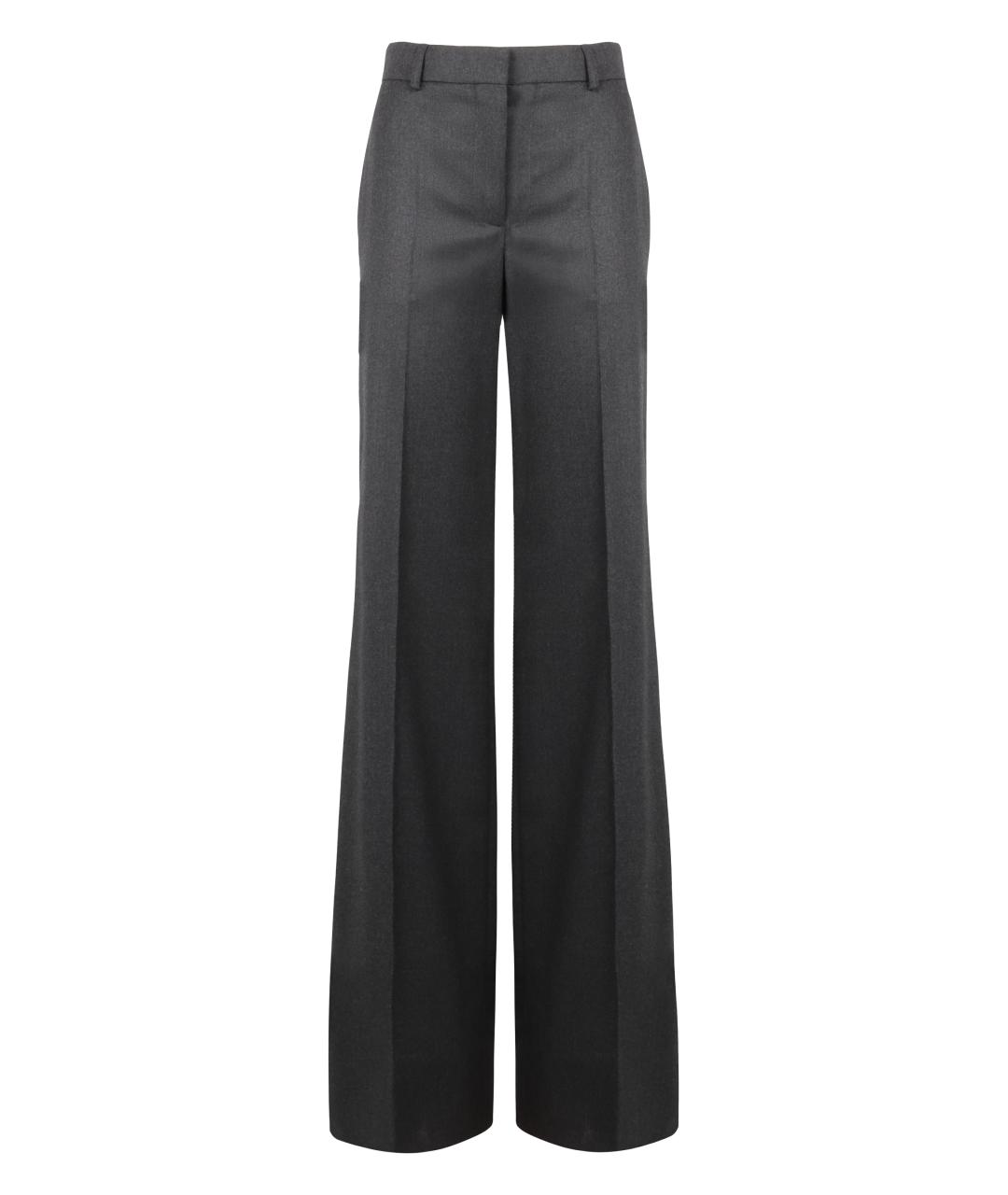 STELLA MCCARTNEY Серые шерстяные прямые брюки, фото 1