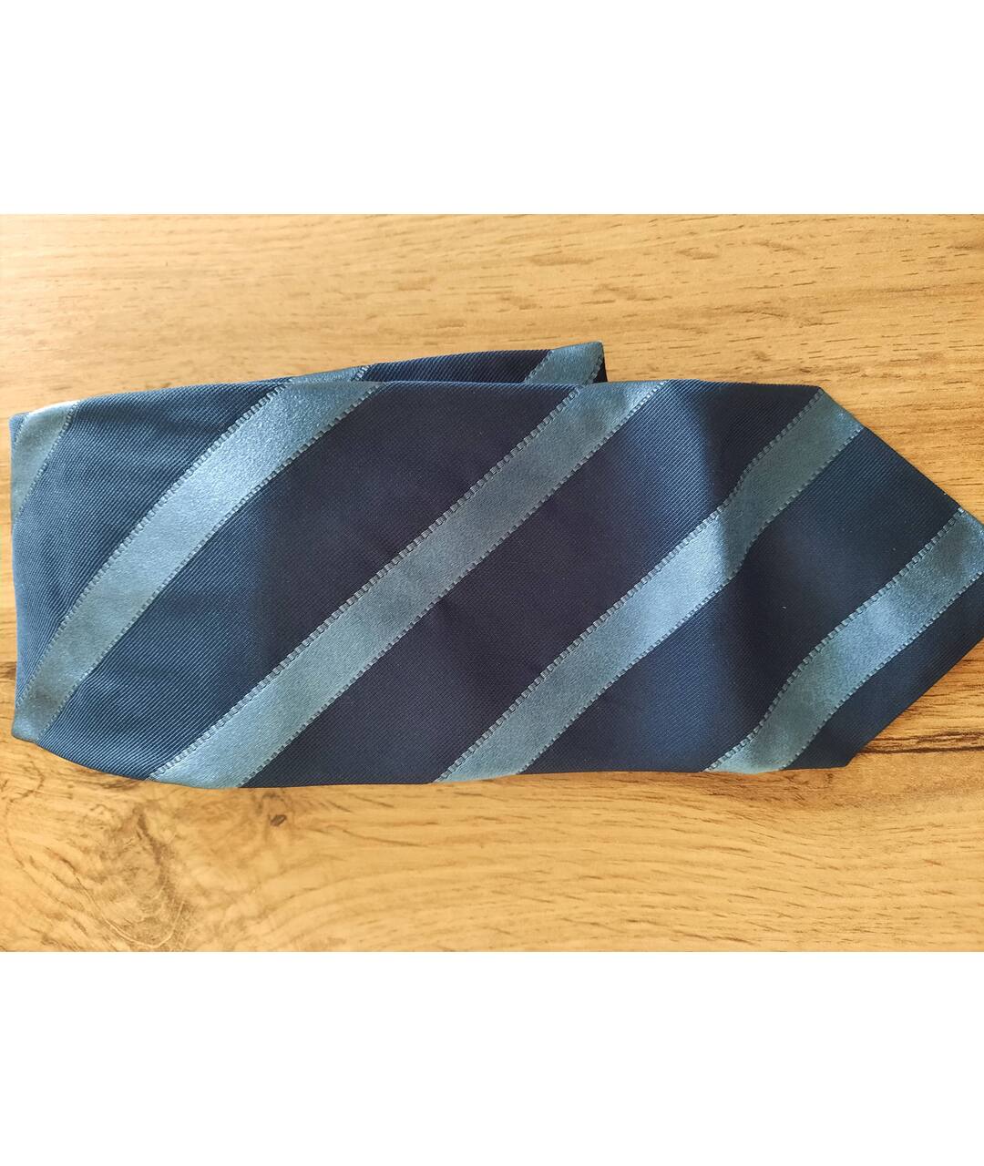 VALENTINO Синий шелковый галстук, фото 5