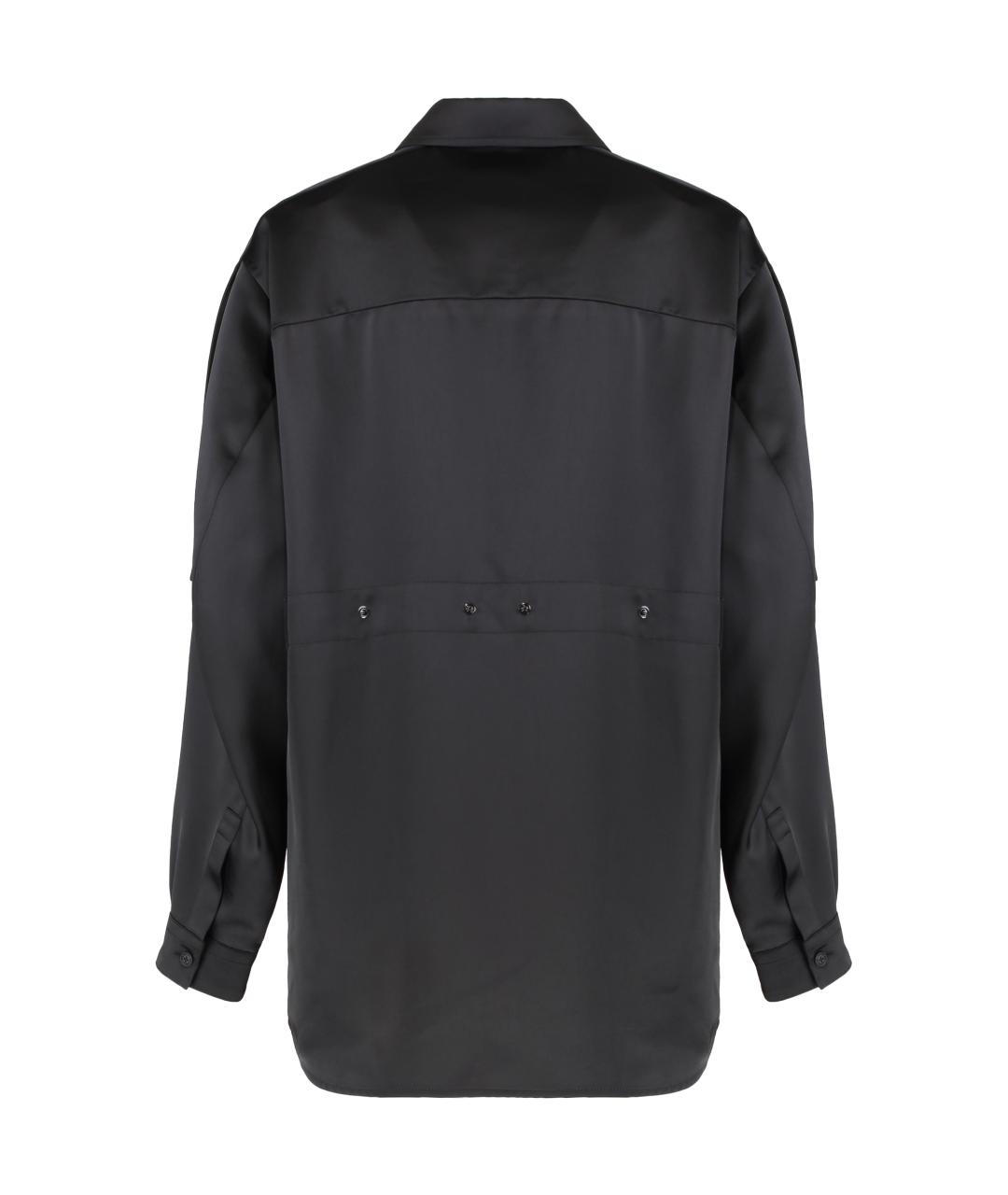MONCLER Черная полиэстеровая рубашка, фото 2