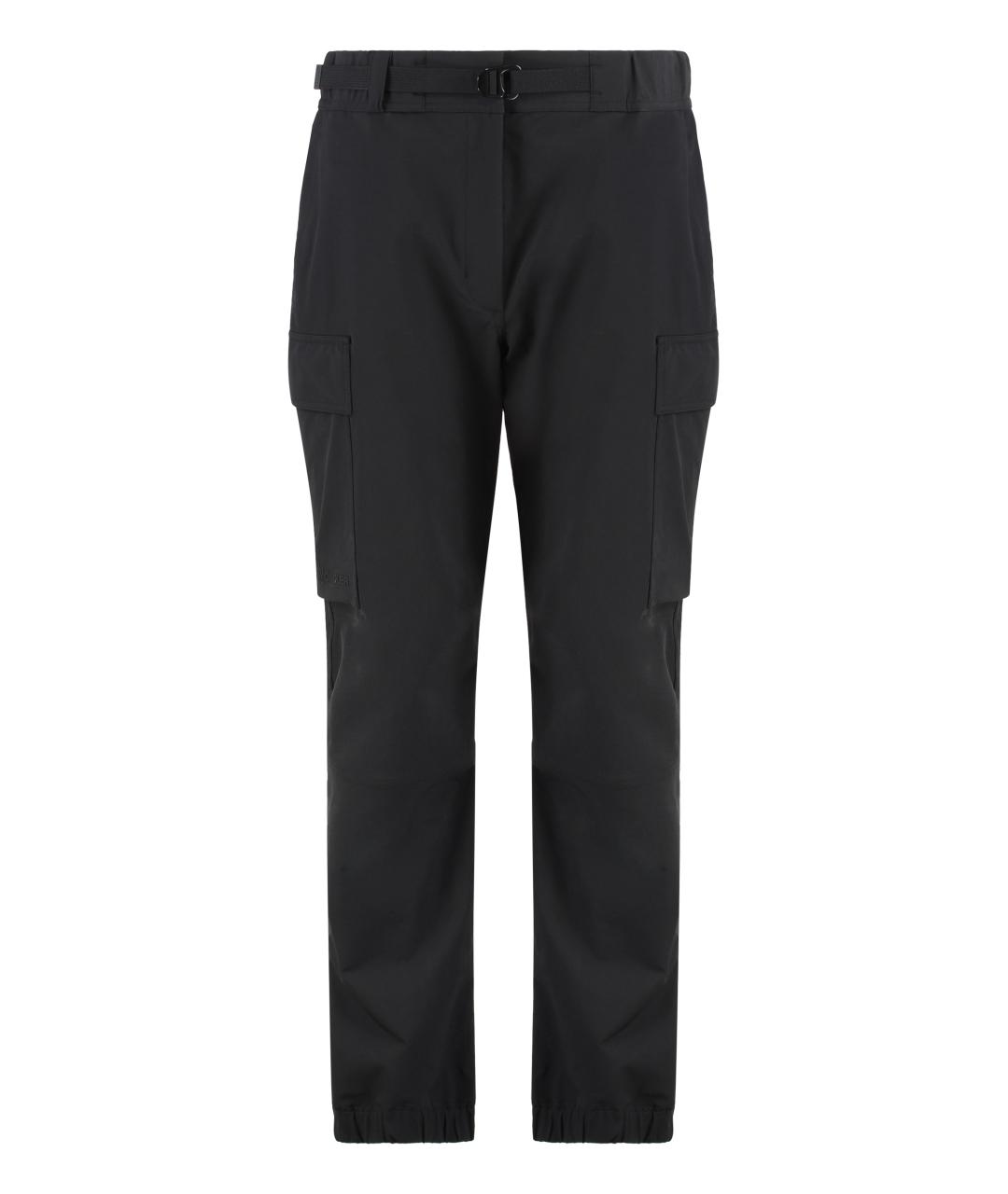 MONCLER GRENOBLE Черные полиамидовые спортивные брюки и шорты, фото 1