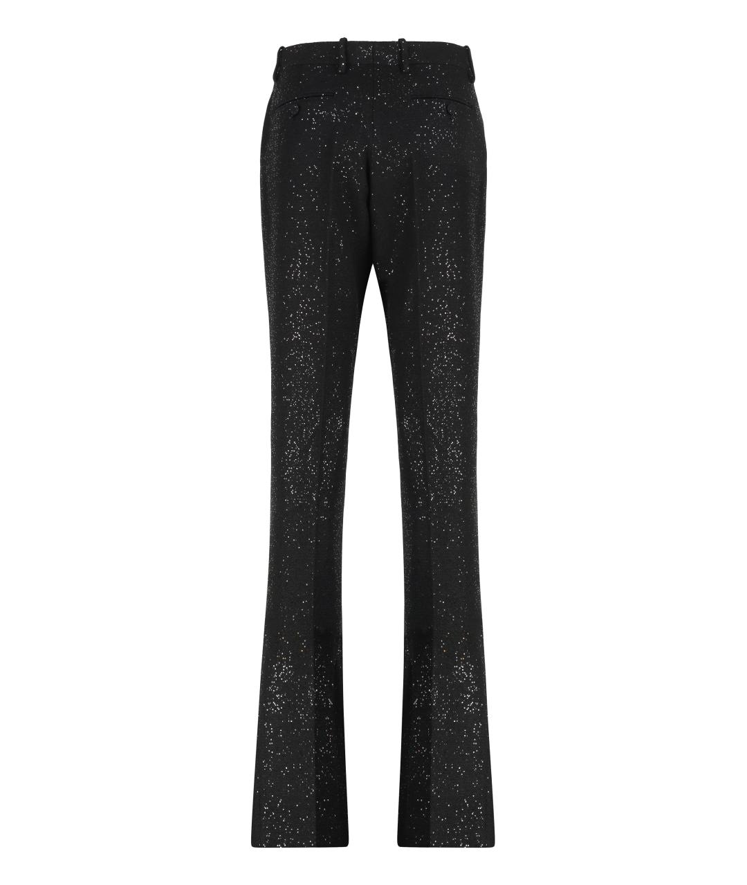TOM FORD Черные шерстяные прямые брюки, фото 2