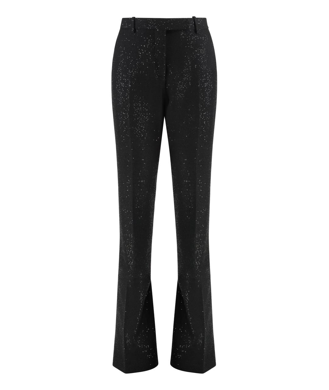 TOM FORD Черные шерстяные прямые брюки, фото 1