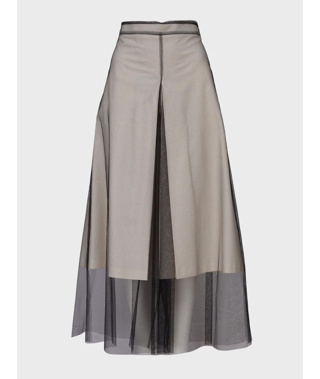 MAISON MARGIELA Мульти хлопковая юбка макси, фото 4