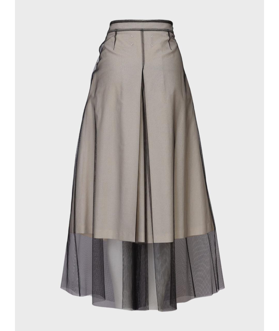 MAISON MARGIELA Мульти хлопковая юбка макси, фото 2