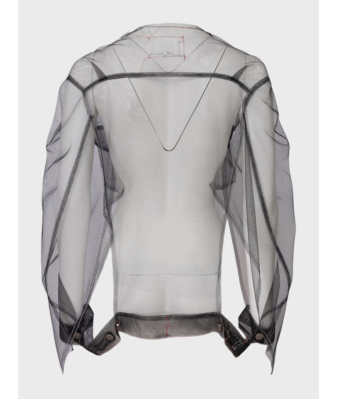 MAISON MARGIELA Черная полиамидовая рубашка, фото 2
