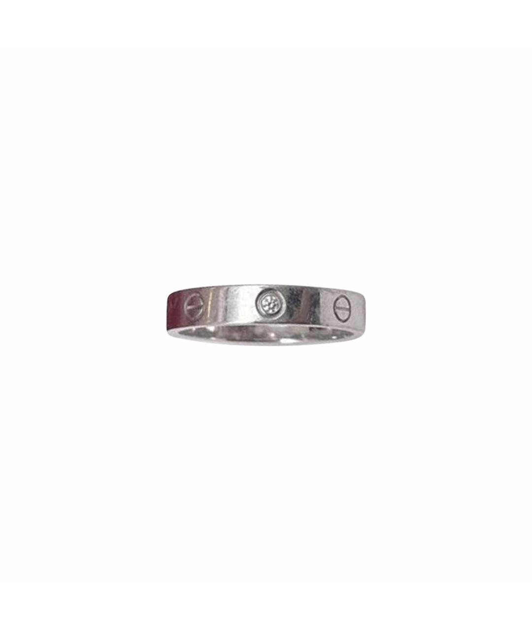 CARTIER Серебряное кольцо из белого золота, фото 1