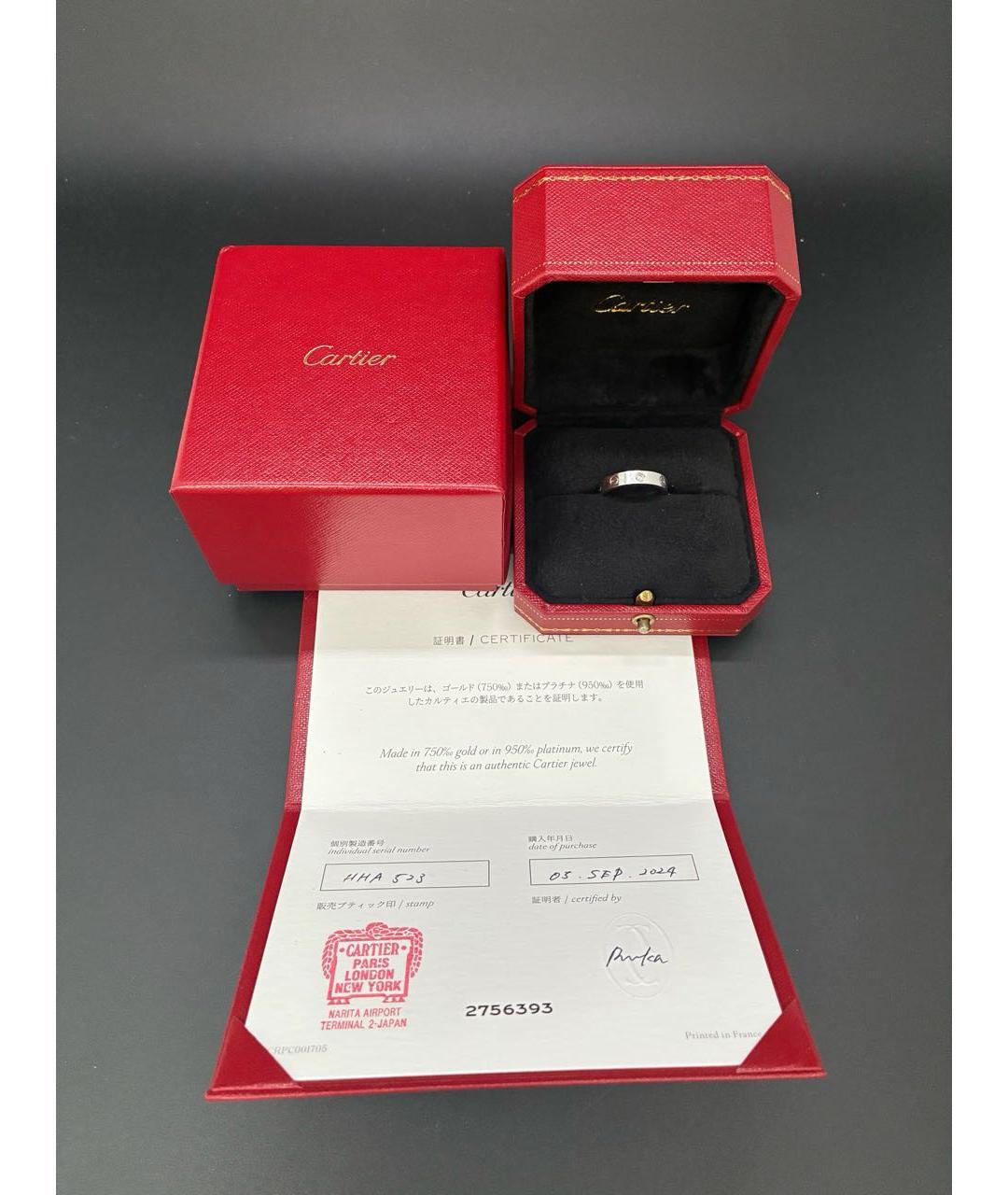 CARTIER Серебряное кольцо из белого золота, фото 9