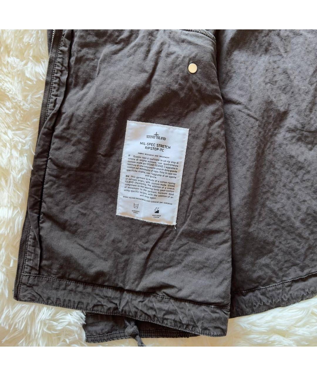 STONE ISLAND Коричневая куртка, фото 4