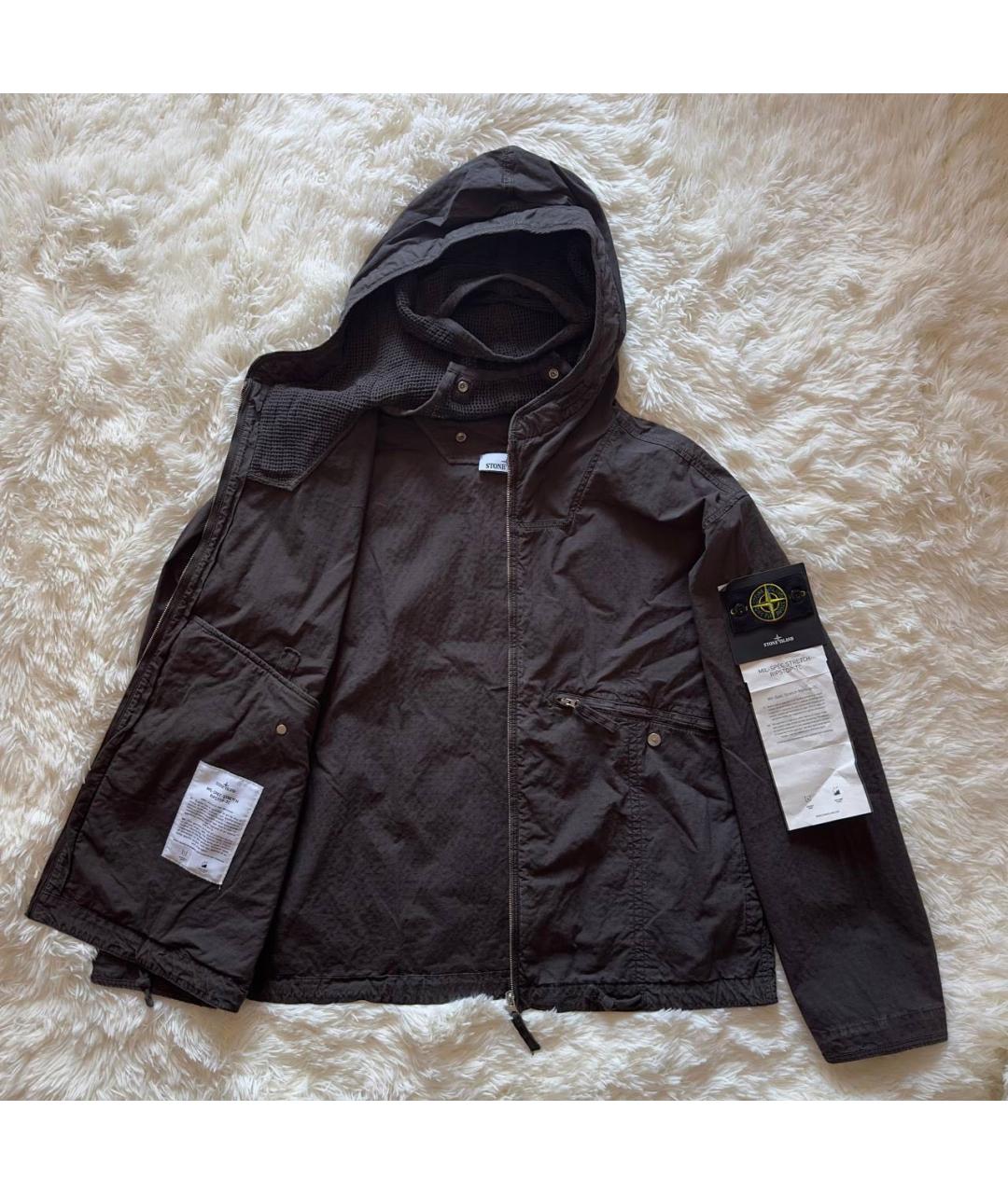 STONE ISLAND Коричневая куртка, фото 2