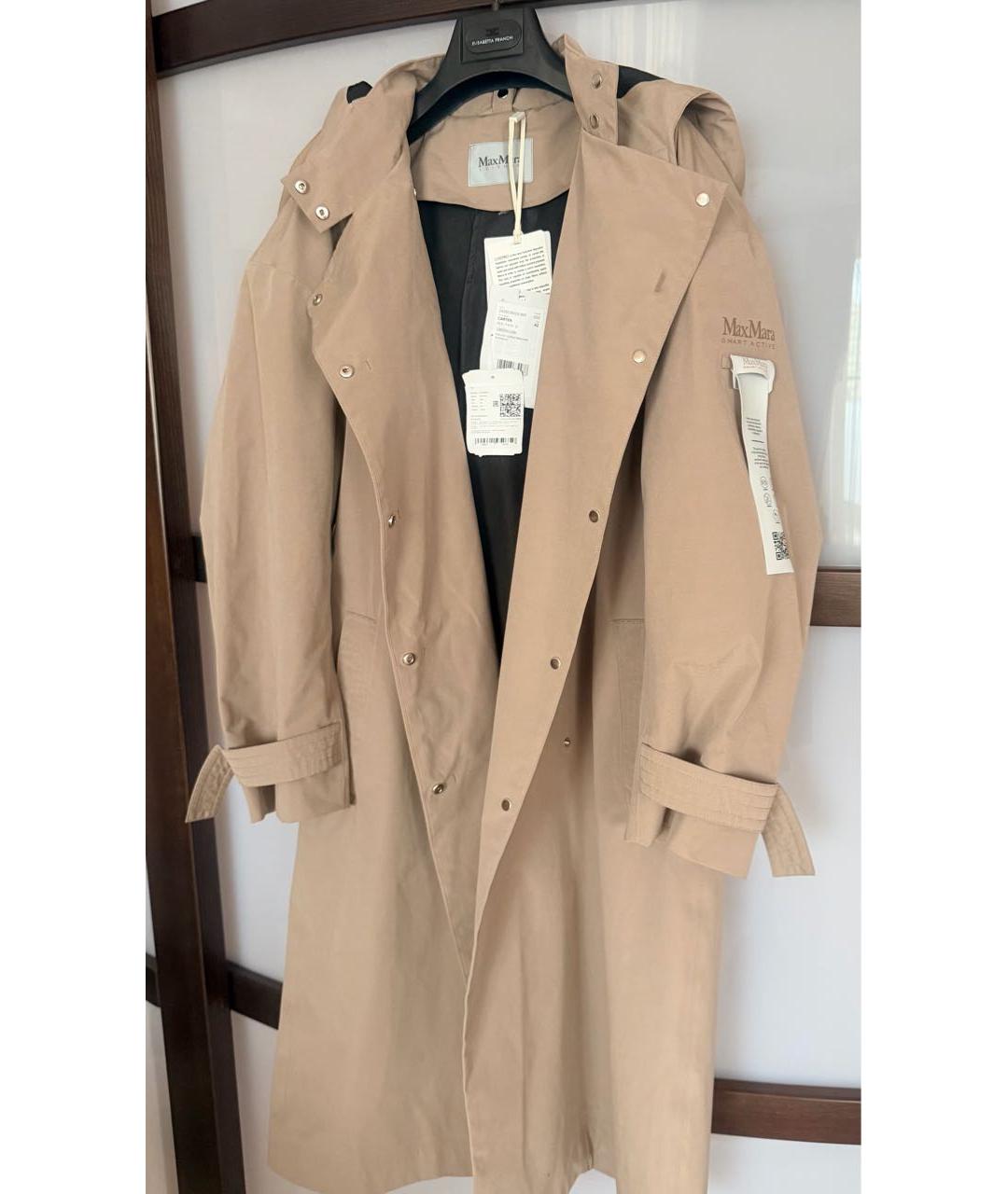 MAX MARA Бежевый тренч/плащ, фото 6