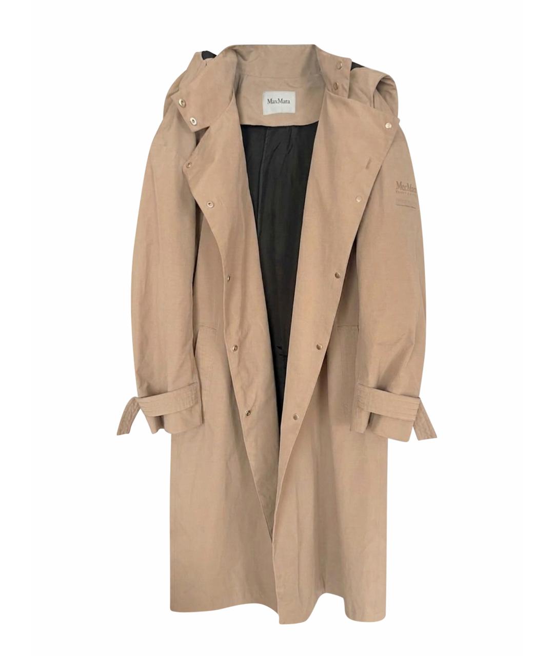 MAX MARA Бежевый тренч/плащ, фото 1