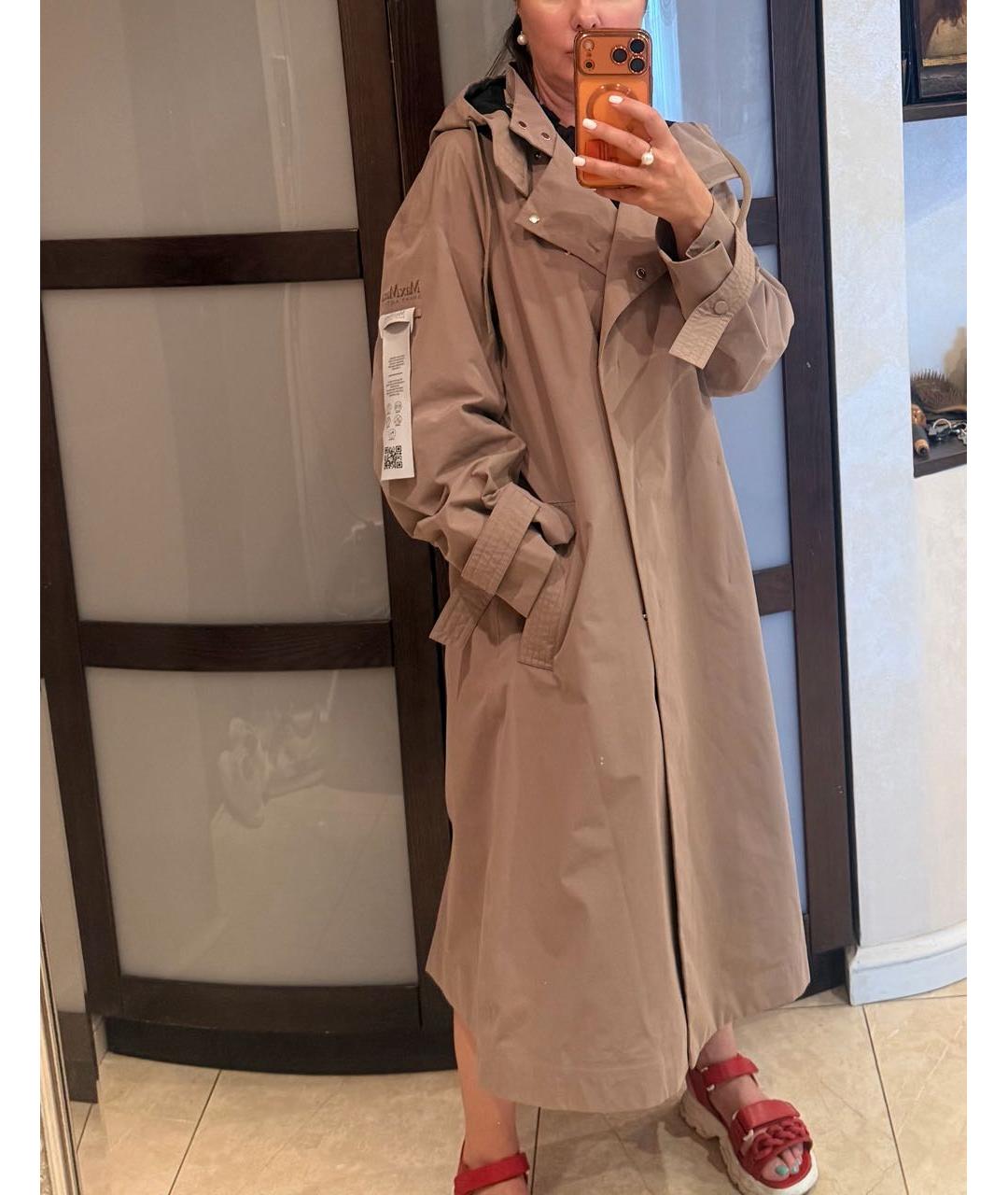 MAX MARA Бежевый тренч/плащ, фото 5