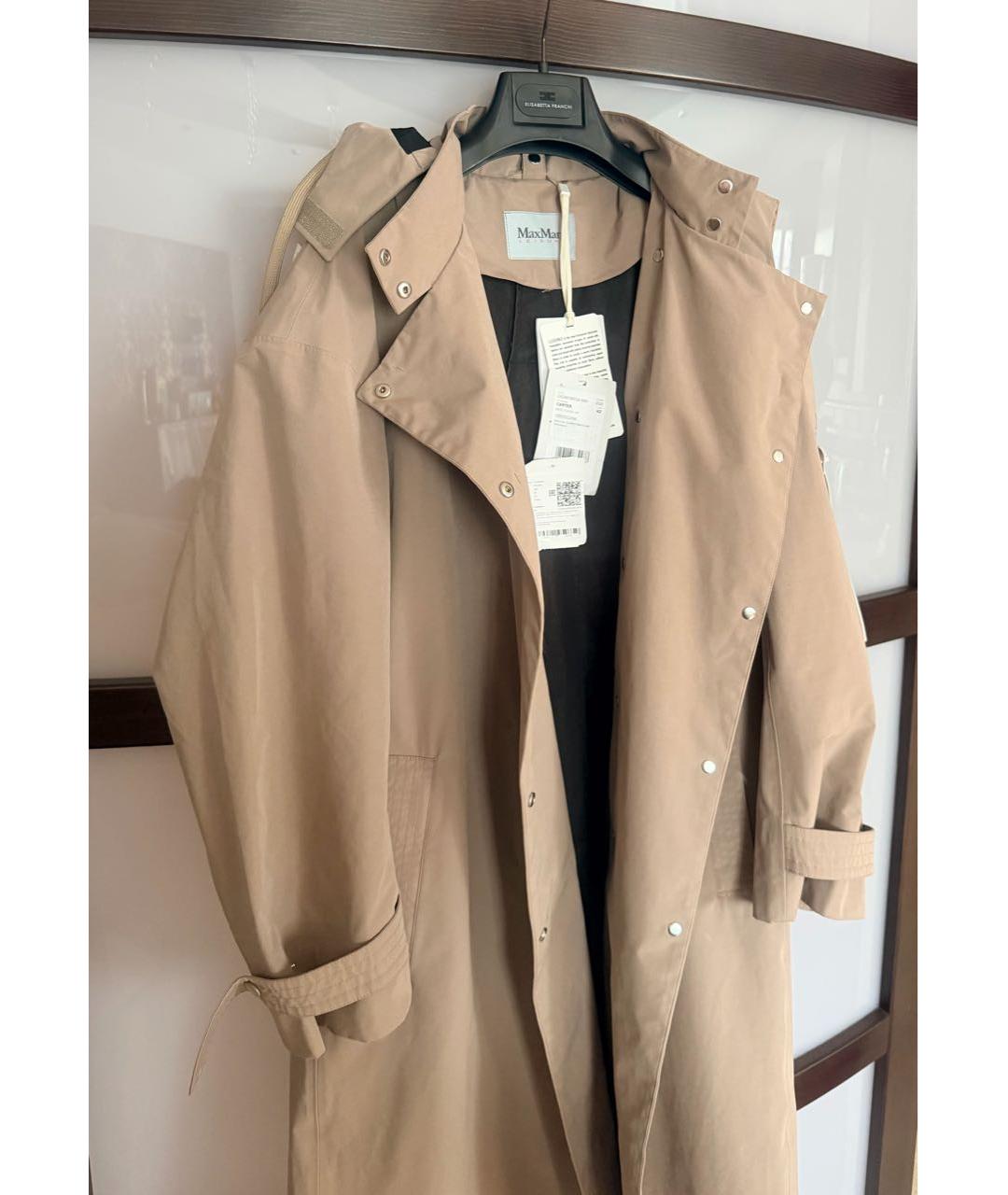 MAX MARA Бежевый тренч/плащ, фото 2