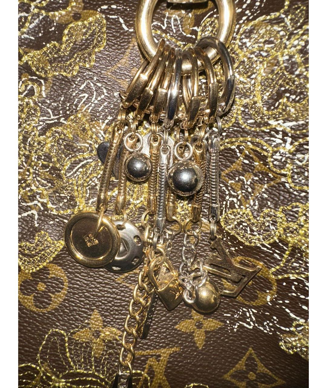LOUIS VUITTON Коричневая кожаная сумка тоут, фото 4