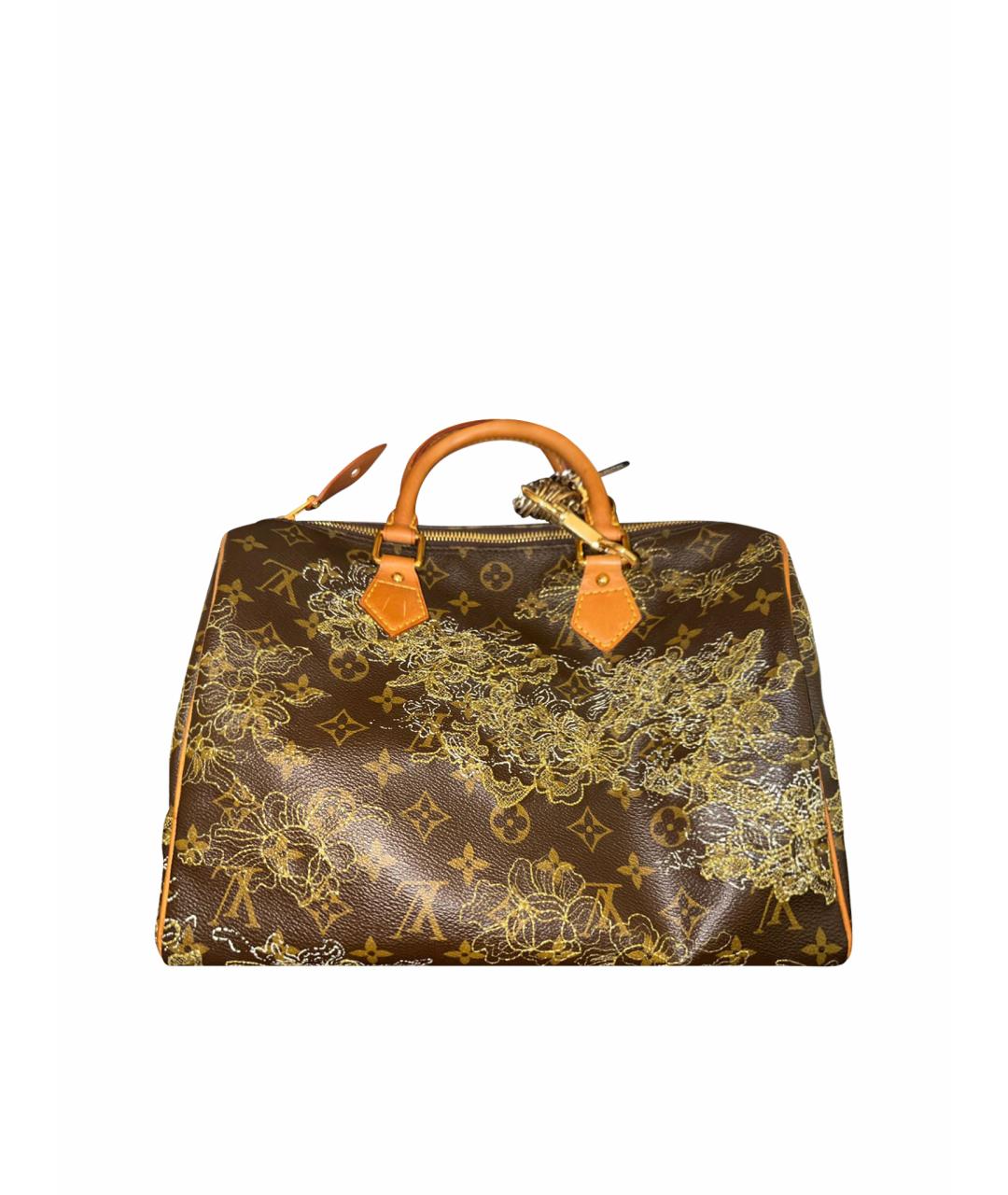 LOUIS VUITTON Коричневая кожаная сумка тоут, фото 1